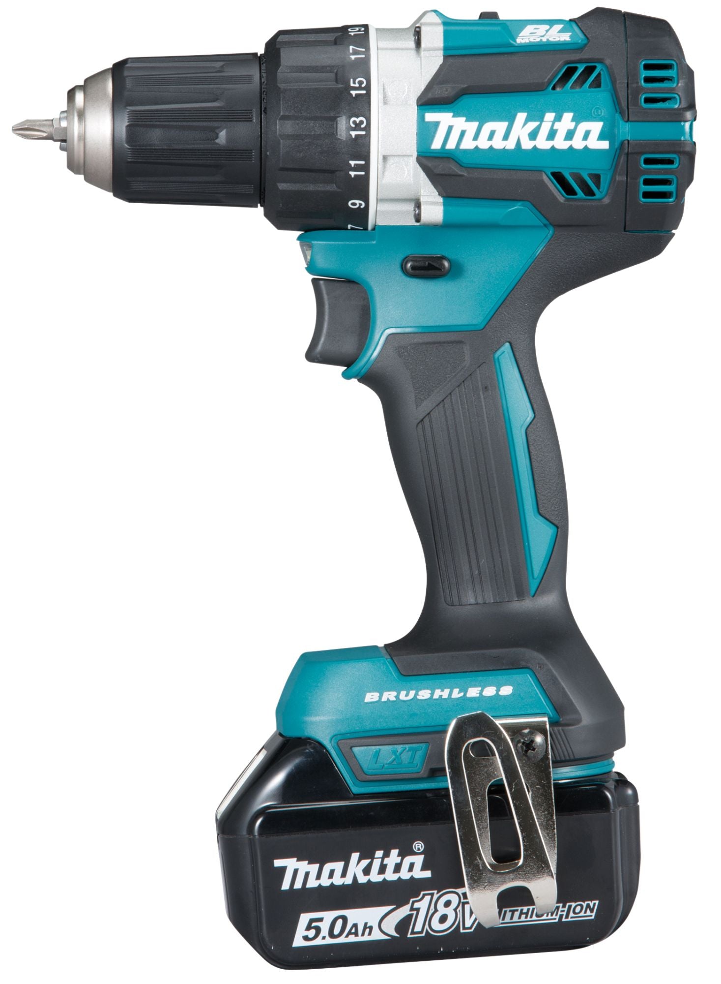 Makita DDF484RTJ Akku-Bohrschrauber LXT® 18 V • 54 Nm • 2.000 min⁻¹ • 2 x 5 Ah