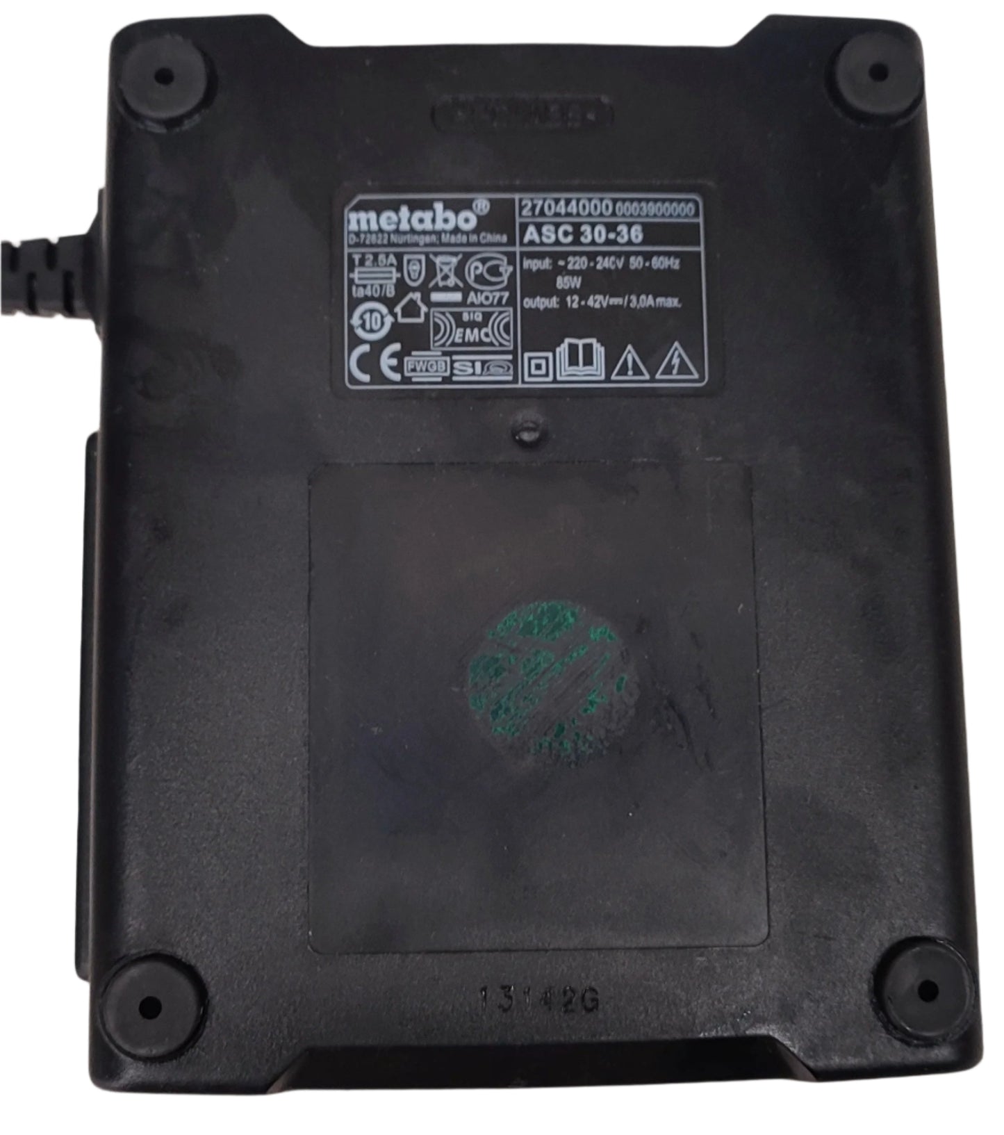 USED Metabo charger ASC 30-36 V EU plug