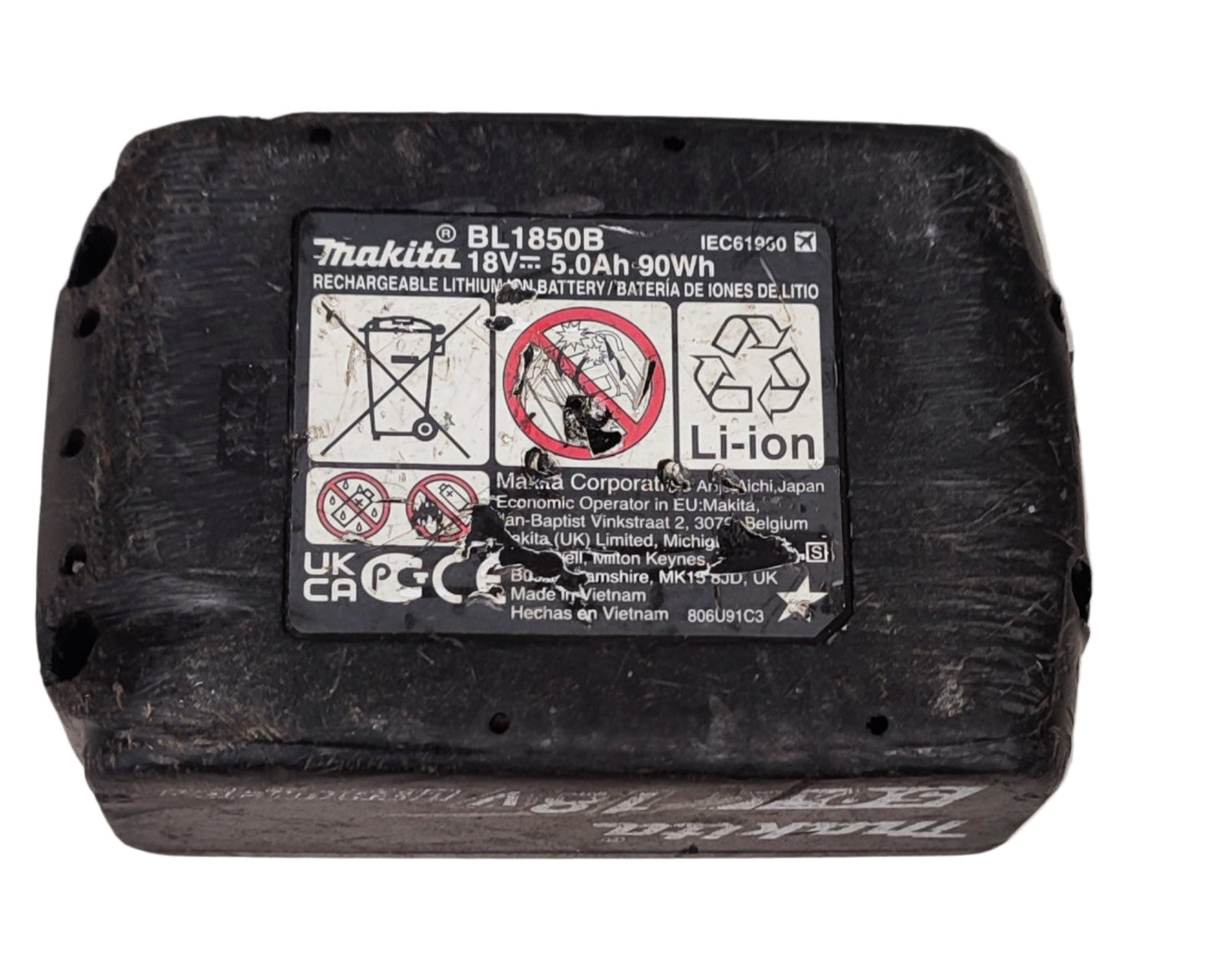 Makita BL1850B 18v 5ah battery USED