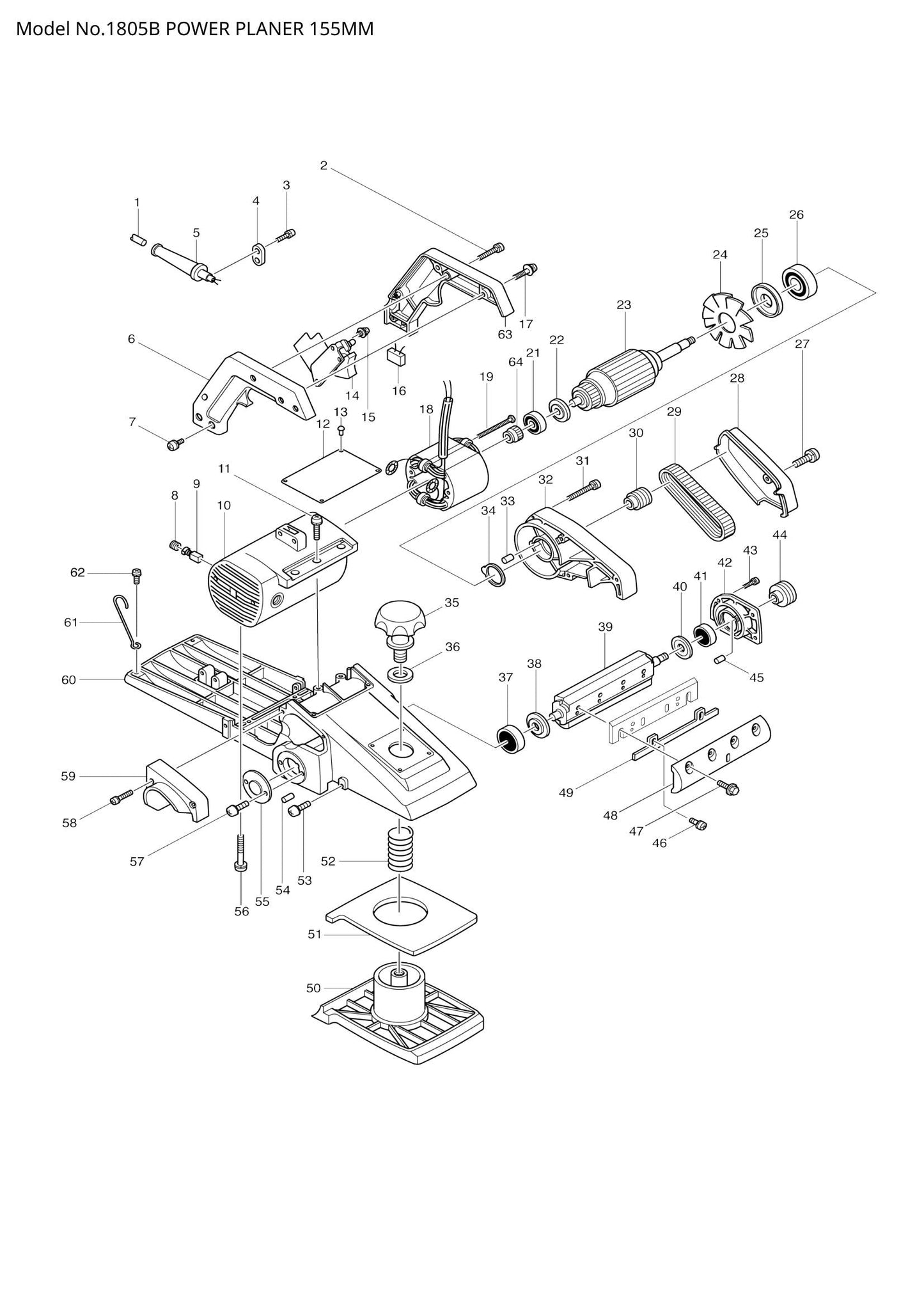 1805B exploded view