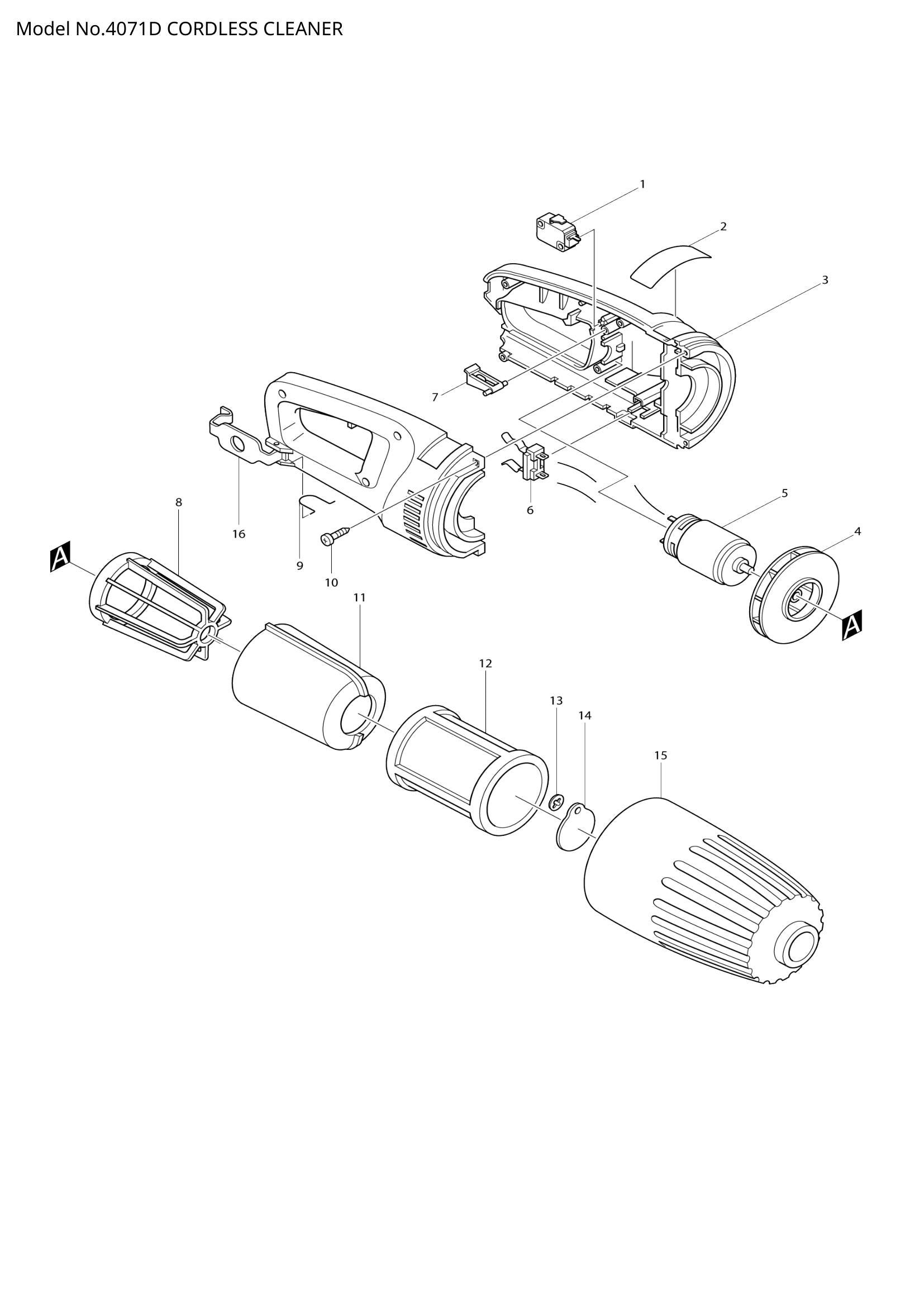 4071D exploded view