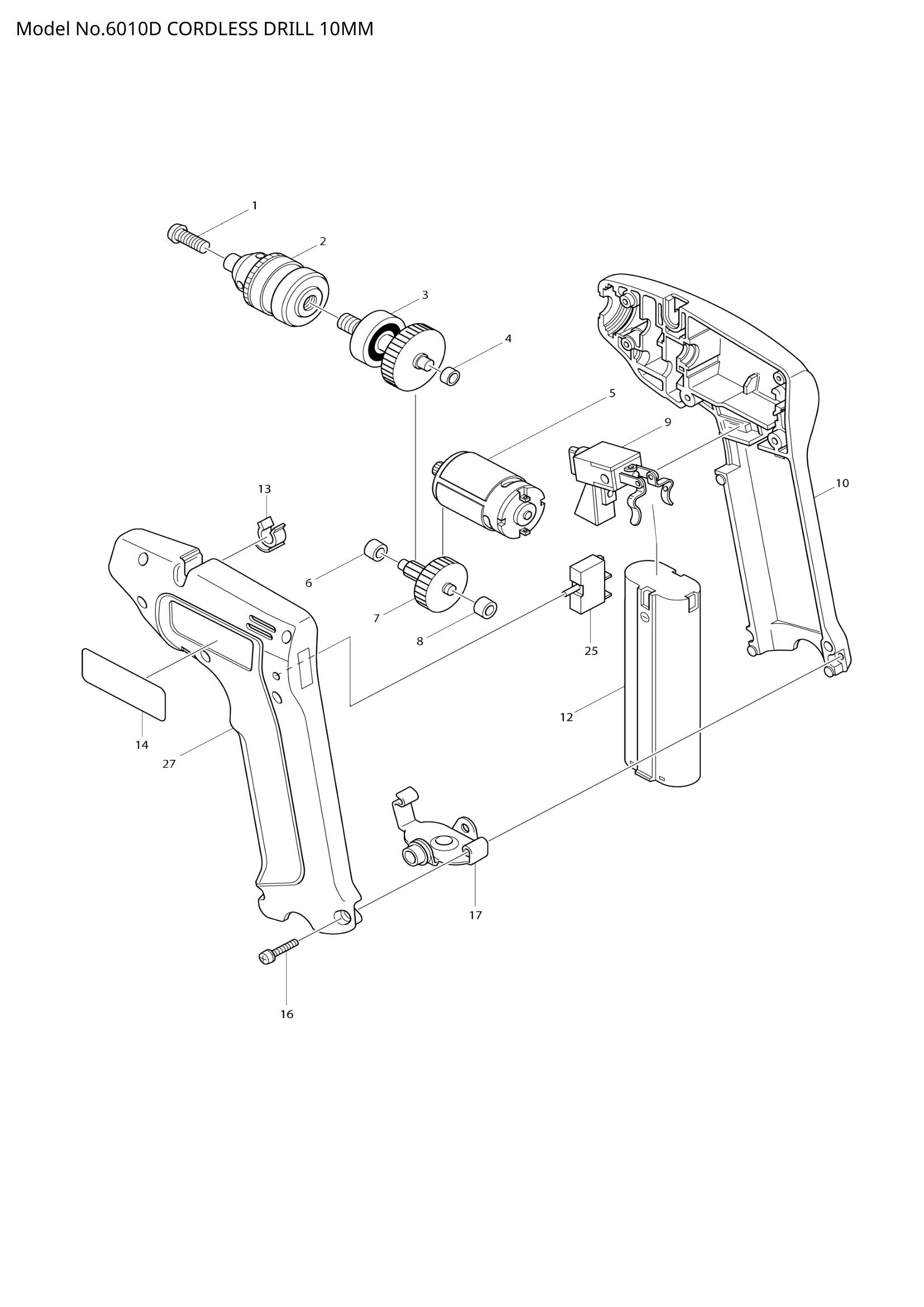 6010D exploded view