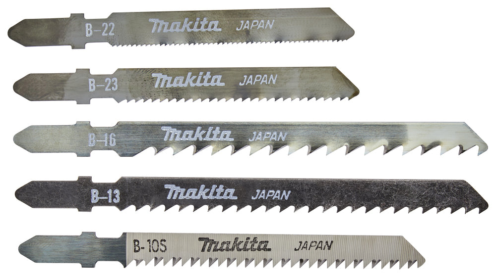 Makita A-86898 Jig Saw Blade Set (B-13, B-16, B-22, B-23, B-105)