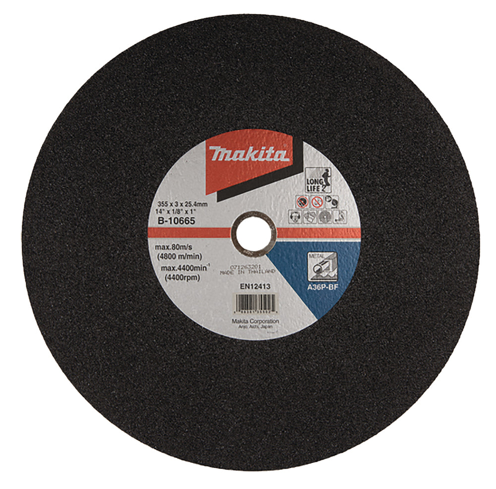 Makita B-10665-5 Trennscheibe 355 x 3 x 25,4 mm, 5 Stück