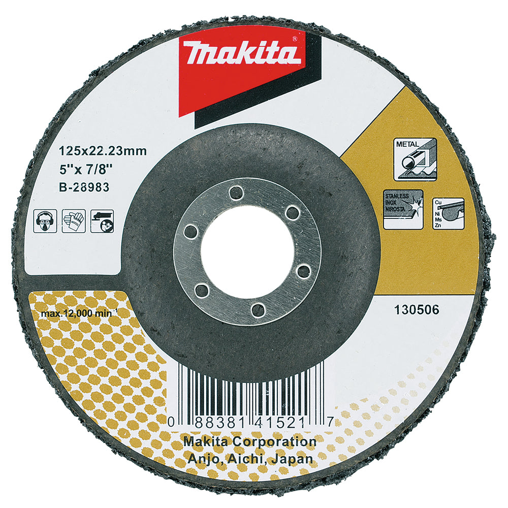 Makita B-28983 Trennscheibe 125 mm, Fiberglas-Trägerplatte, Schwarz