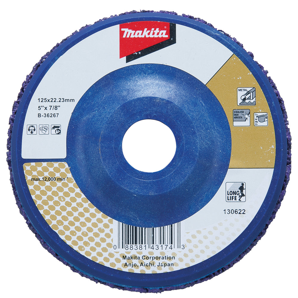 Makita B-36267 Trennscheibe 125 mm, Nylon-Träger, Lila