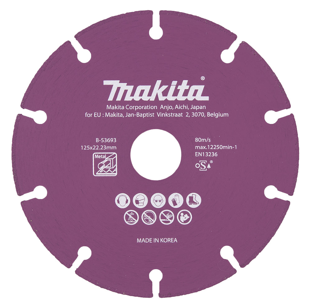 Makita B-53693 Diamantscheibe 125 mm, Spezial, Trocken