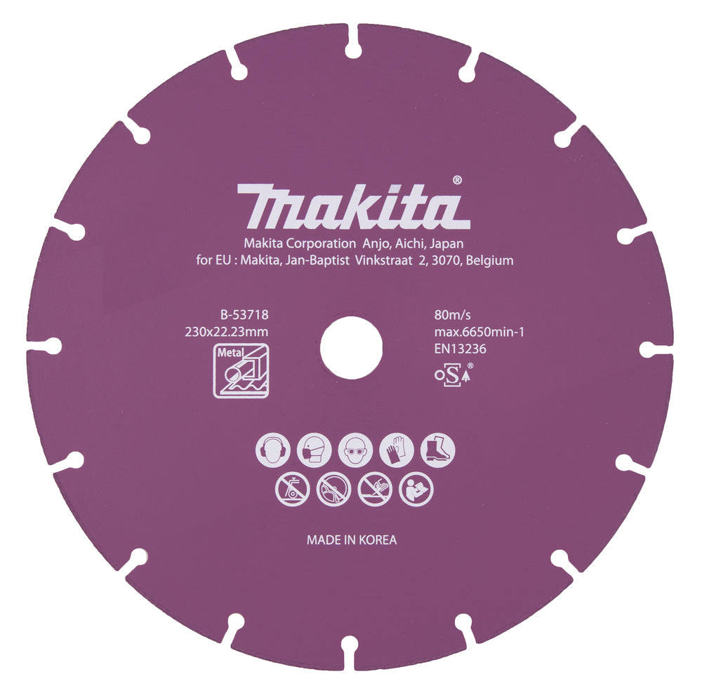 Makita B-53718 Diamantscheibe 230 mm, Specialized, Trocken