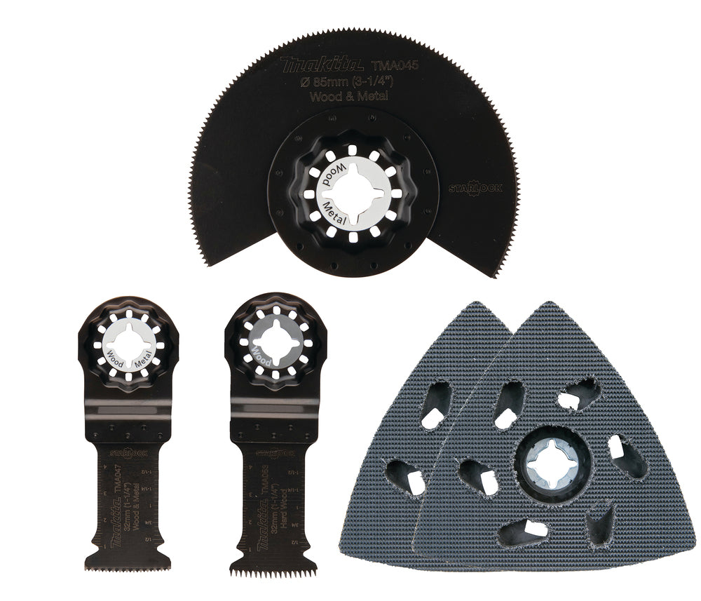 Makita B-67511 Multifunktions-Werkzeugset, 5-teilig