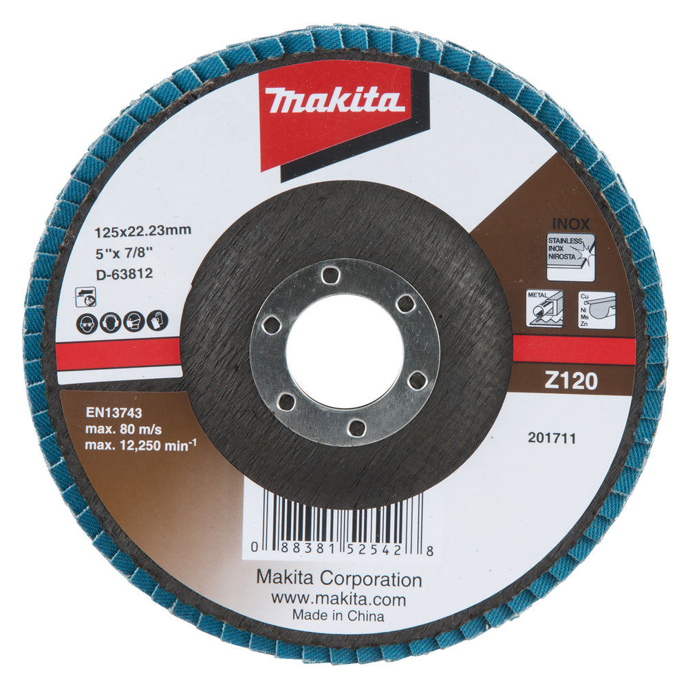 Makita D-63812 Fächerscheibe 125 x 22,23 mm, Z120