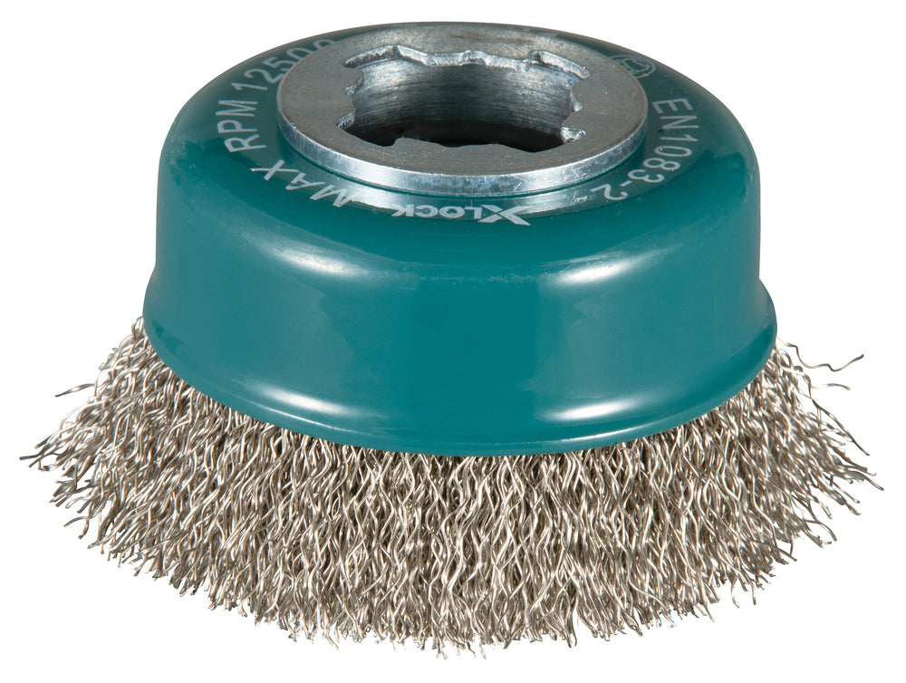 Makita D-73346 Topfbürste, gecrimpter Draht, 75 mm, X-LOCK