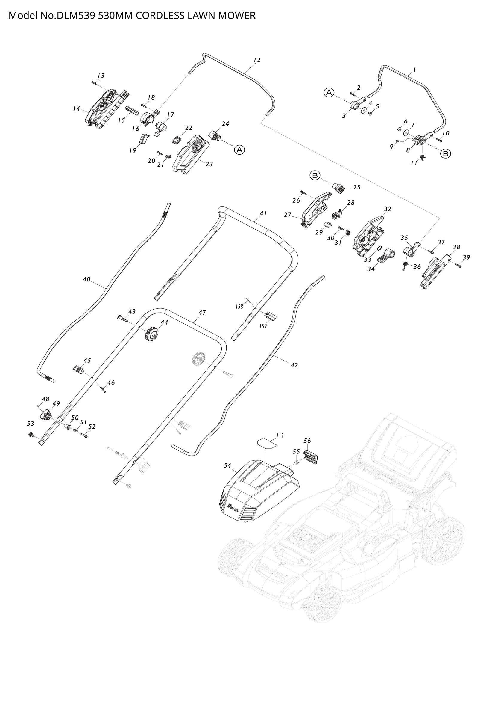 DLM539 exploded view