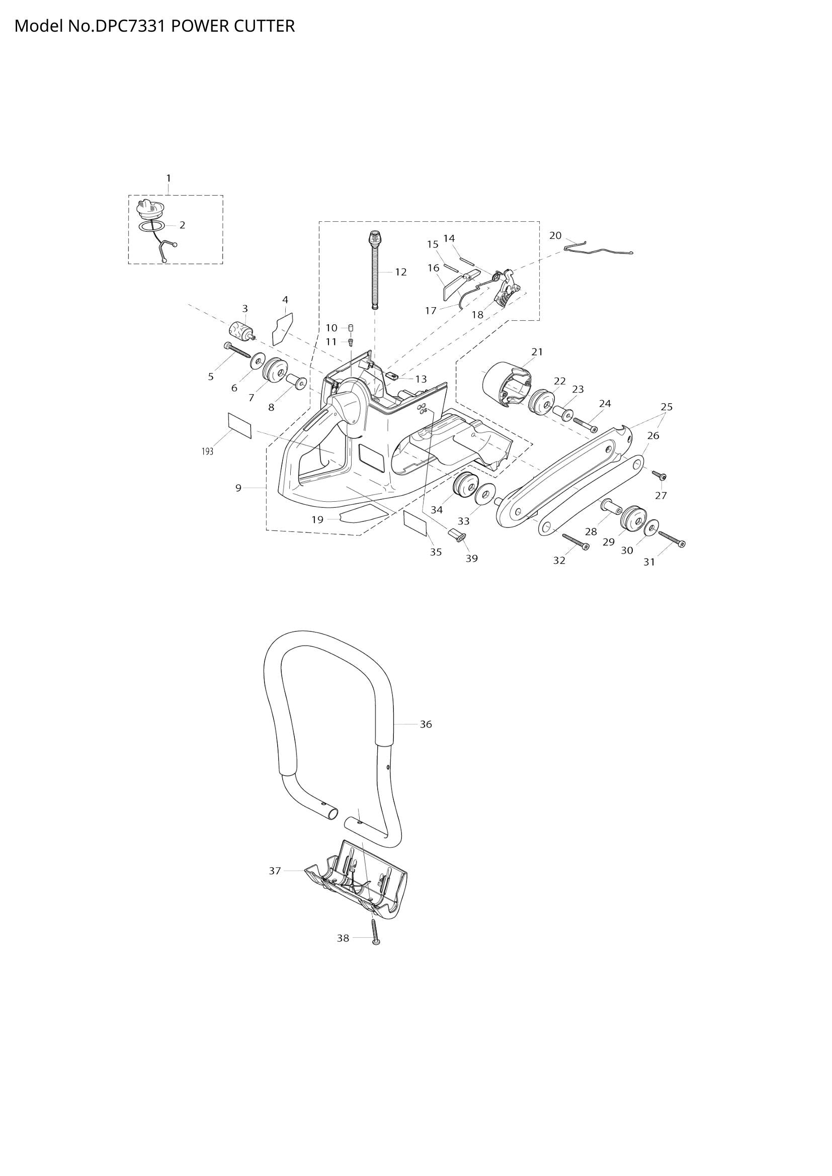 DPC7331 exploded view