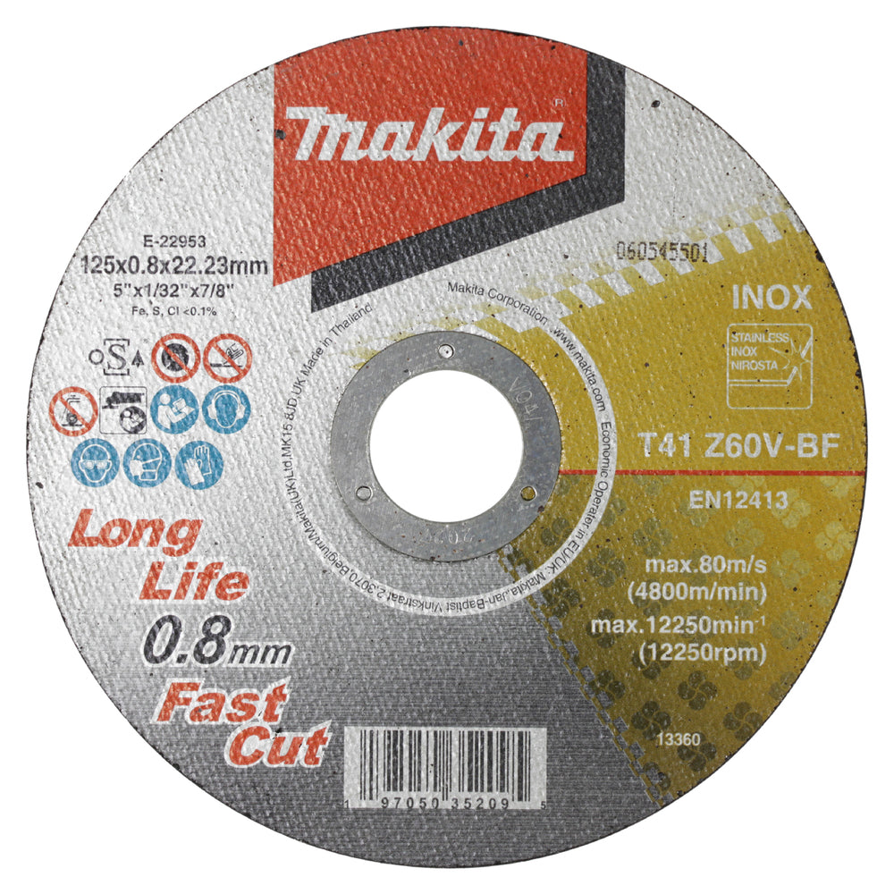 Makita E-22953 Trennscheibe 125x22,23x0,8mm