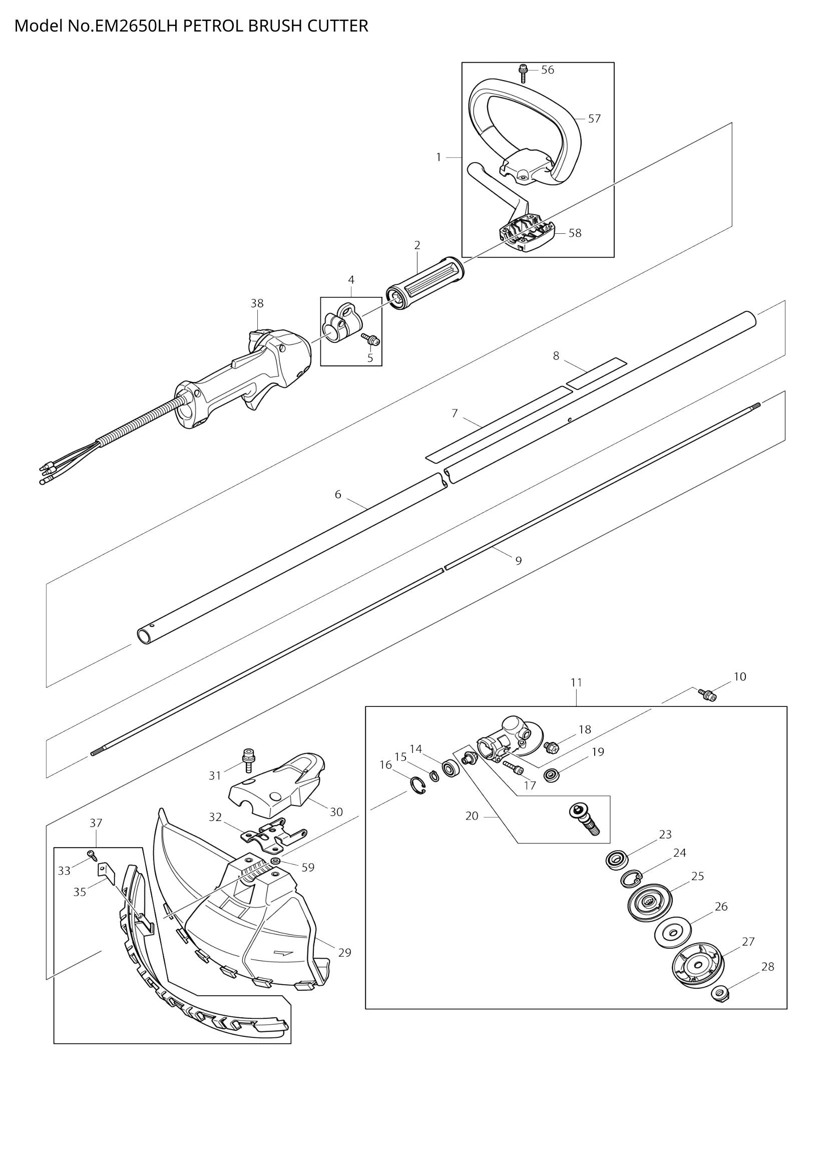 EM2650LH exploded view
