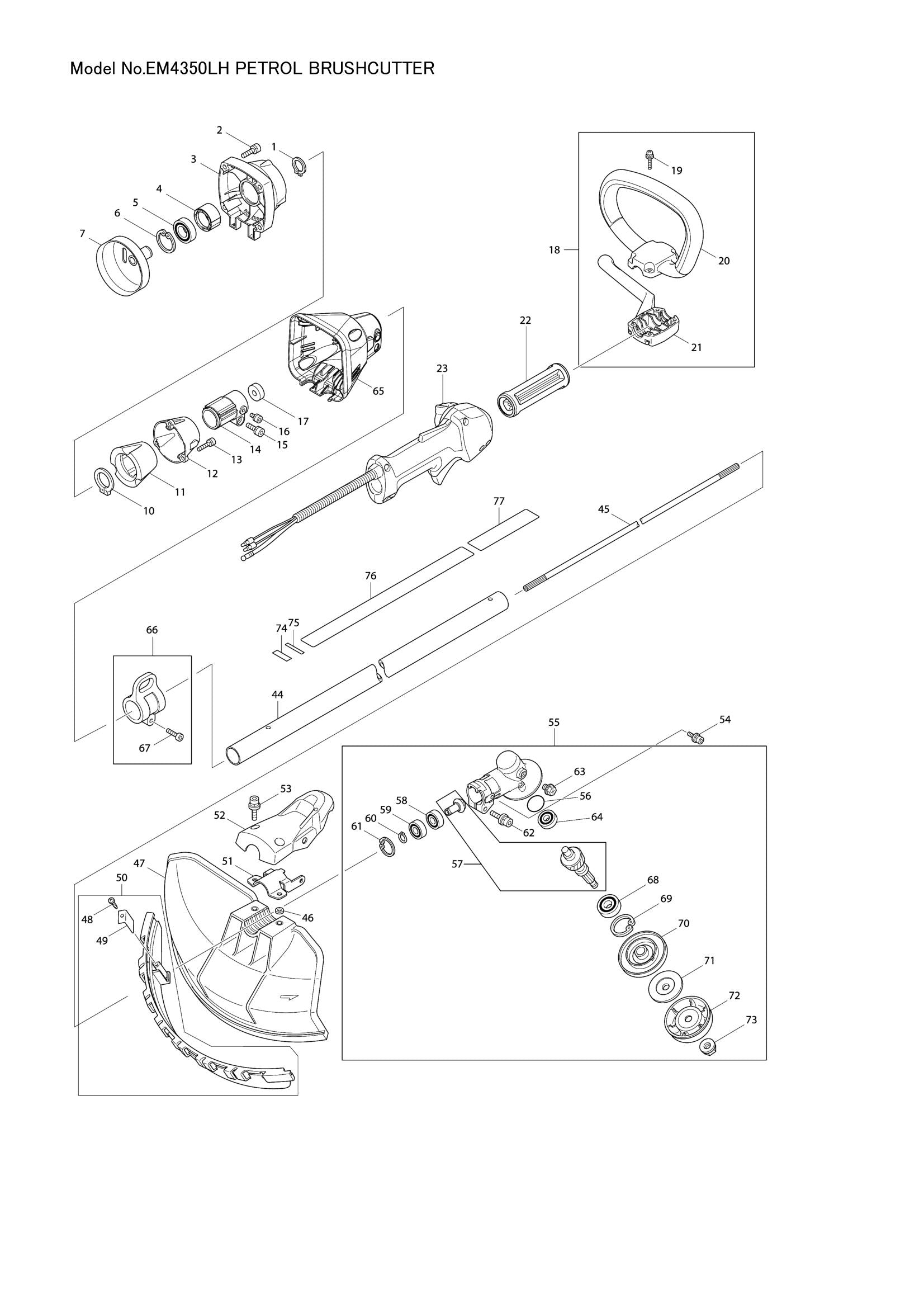 EM4350LH exploded view