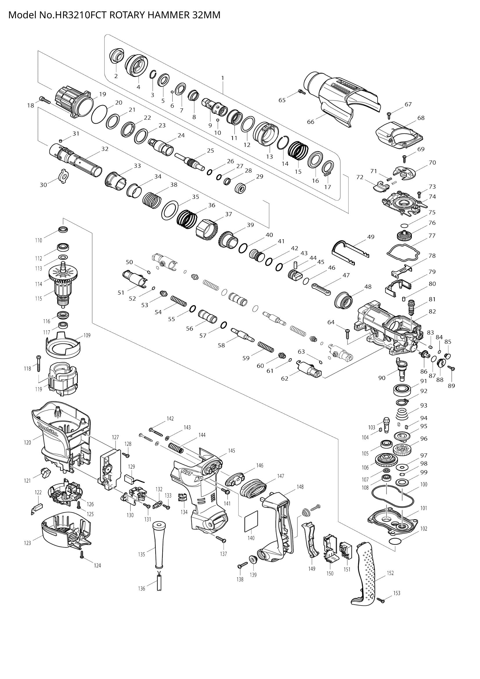 HR3210FCT exploded view