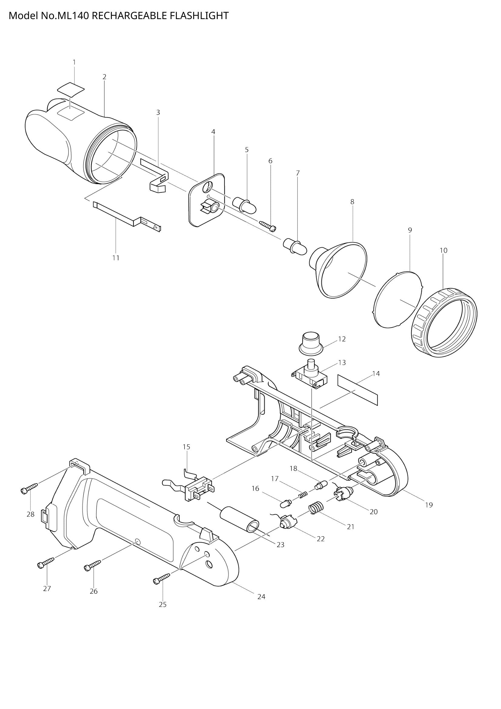 ML140 exploded view