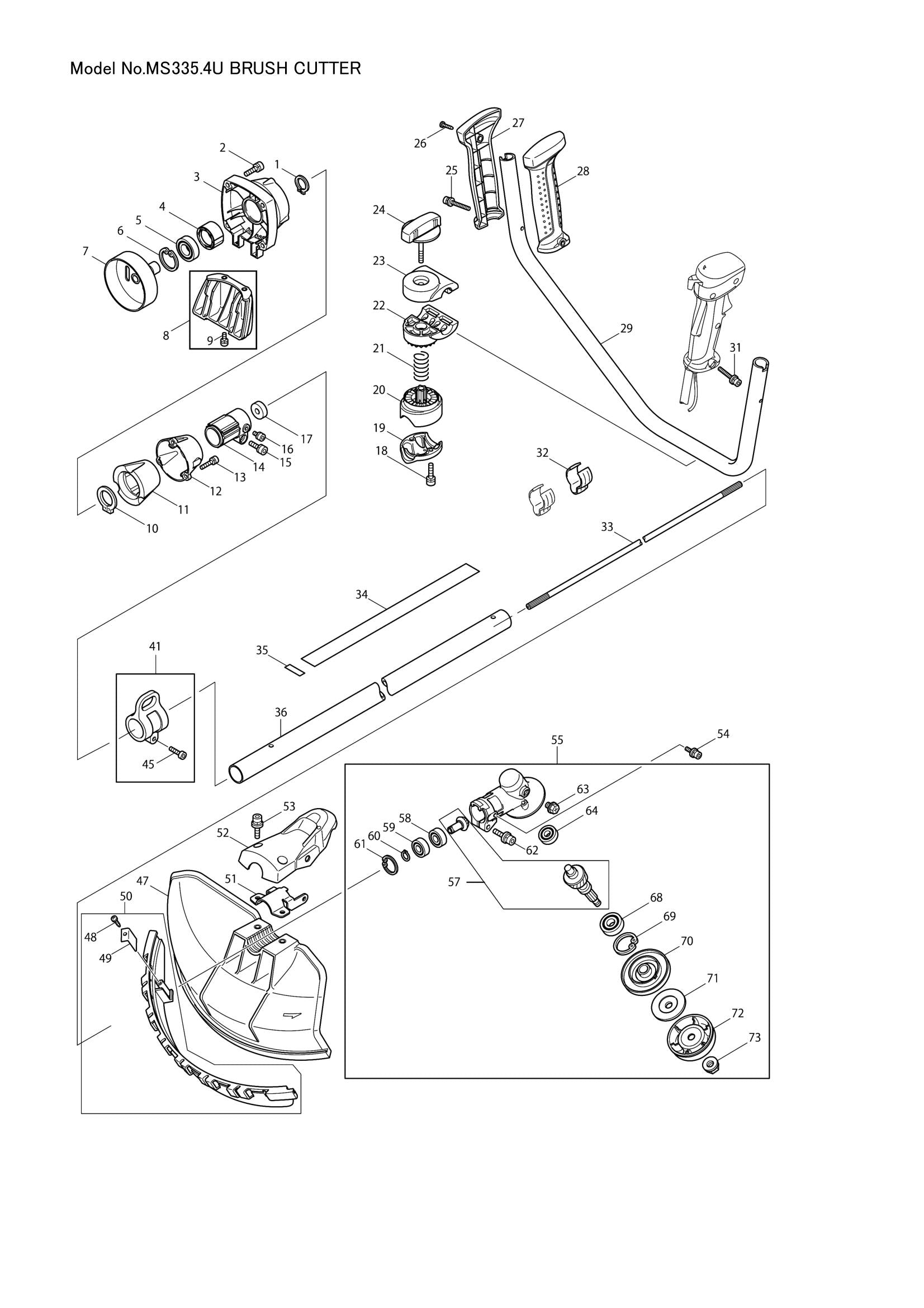 MS335 exploded view