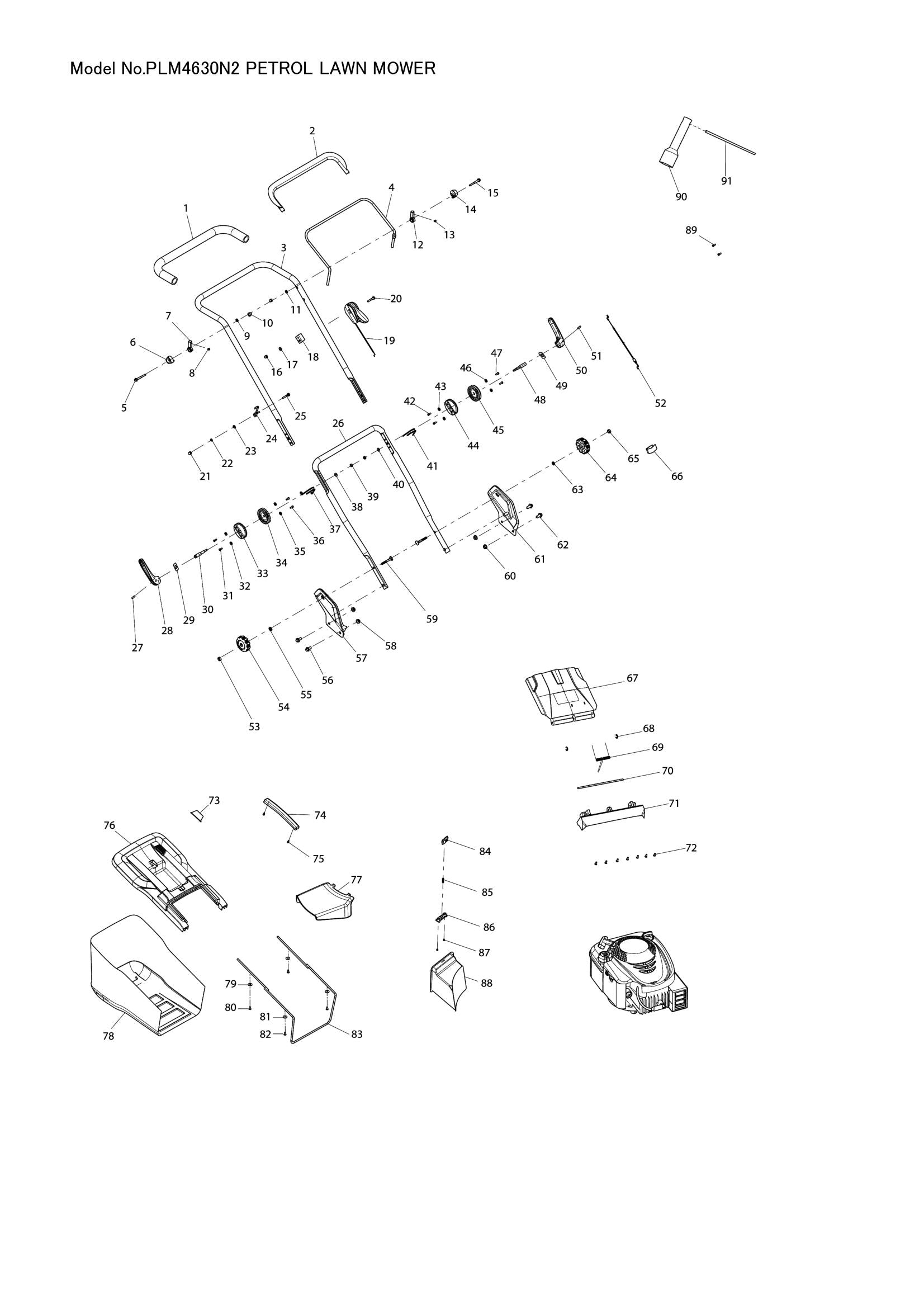 PLM4630N2 exploded view