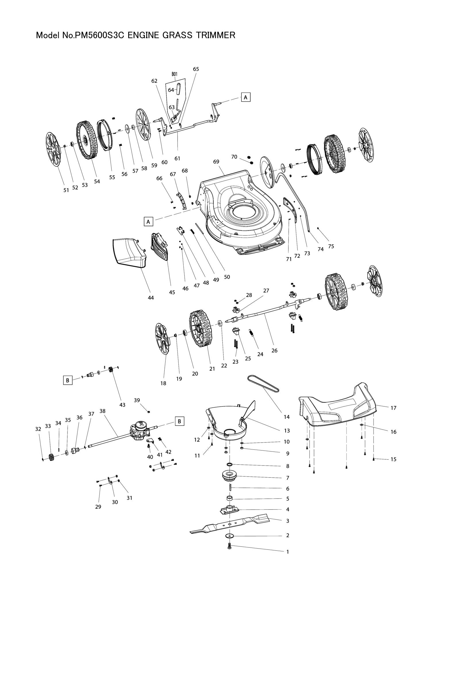 PM5600S3C exploded view