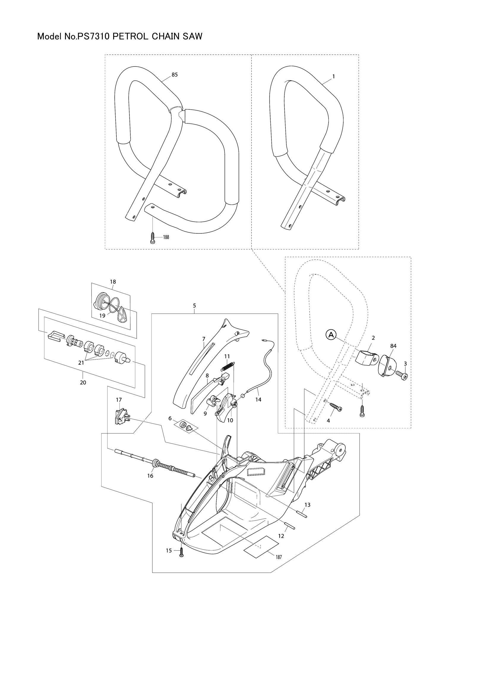 PS7310 exploded view