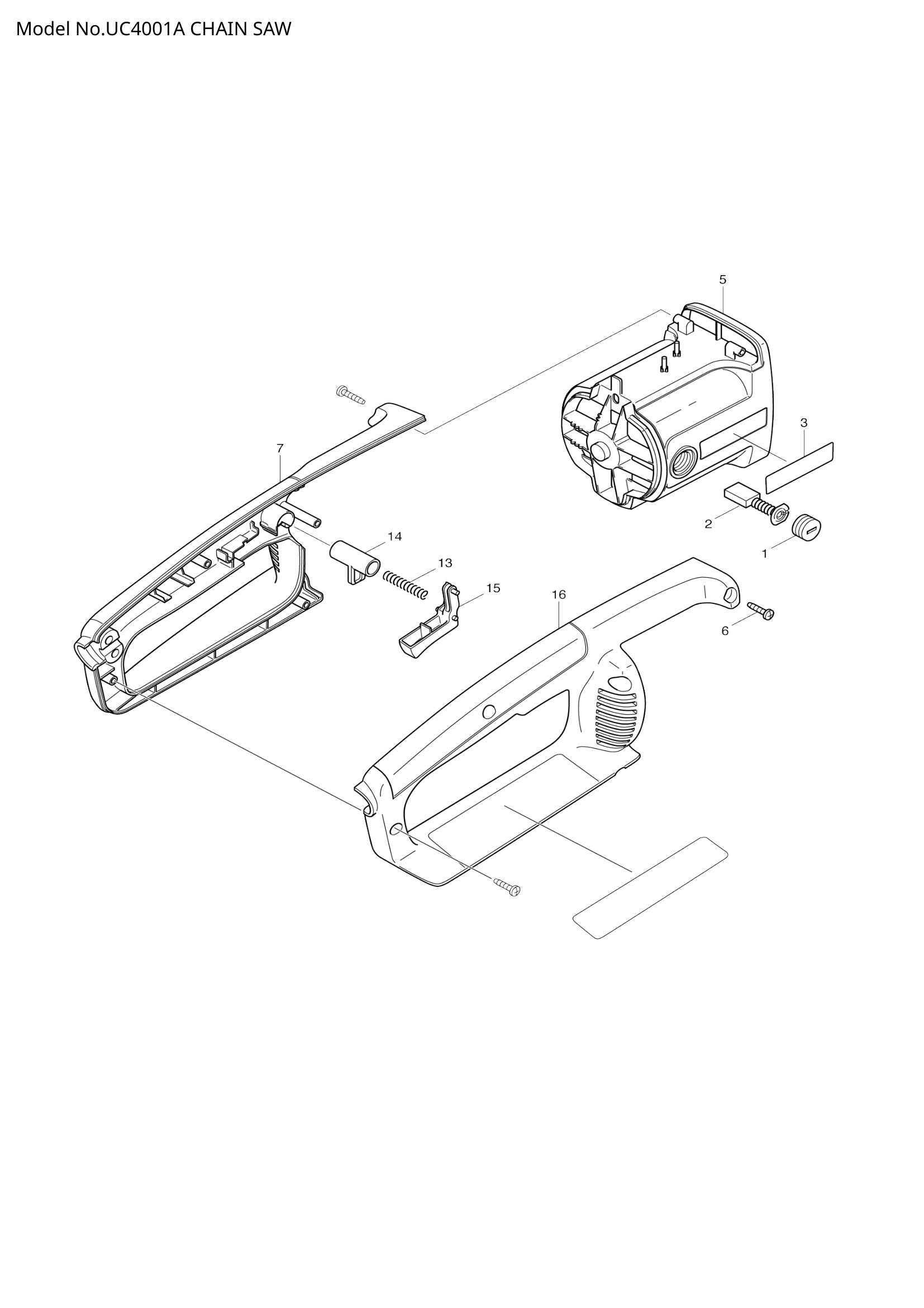 UC4001A exploded view