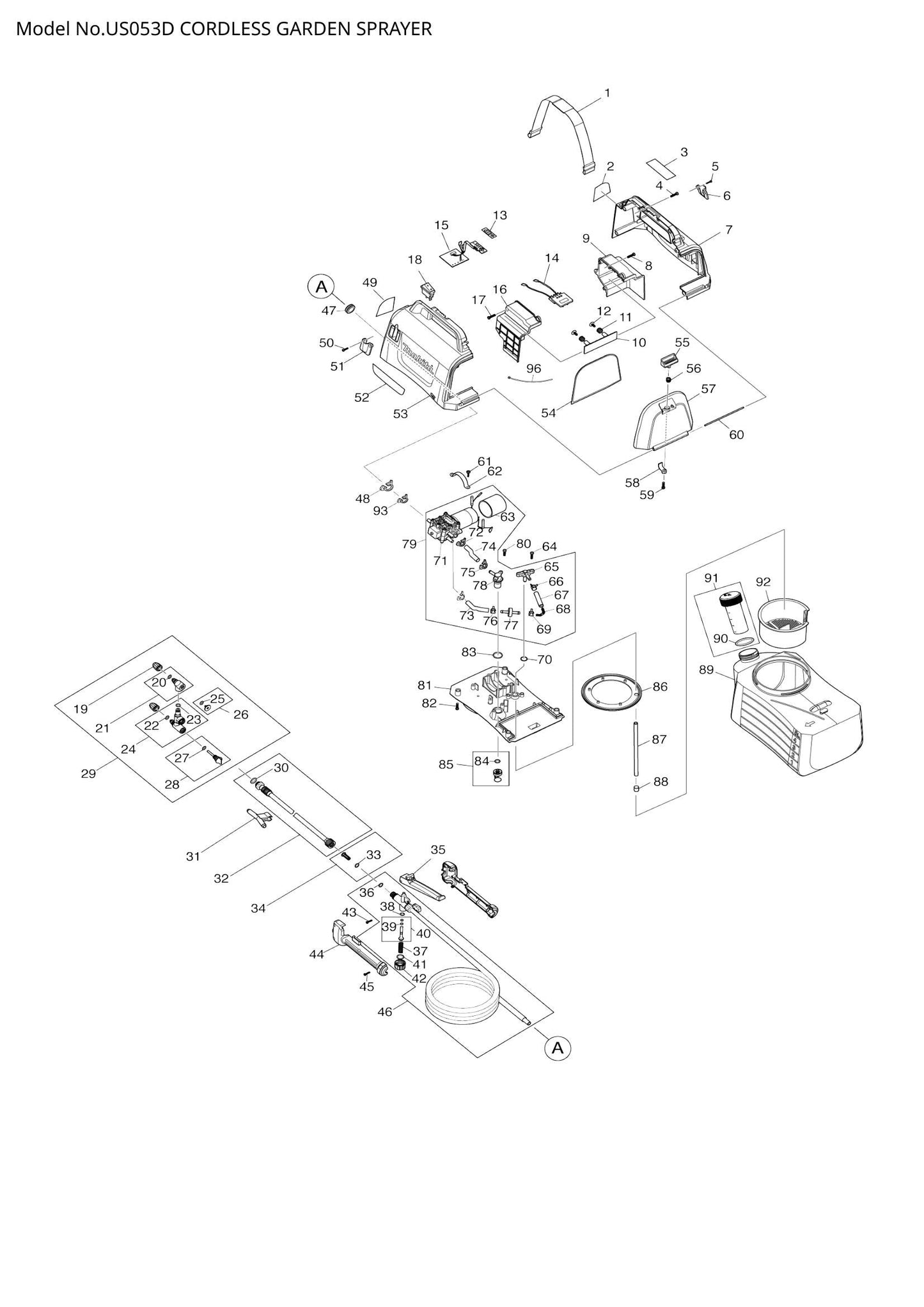 US053D exploded view