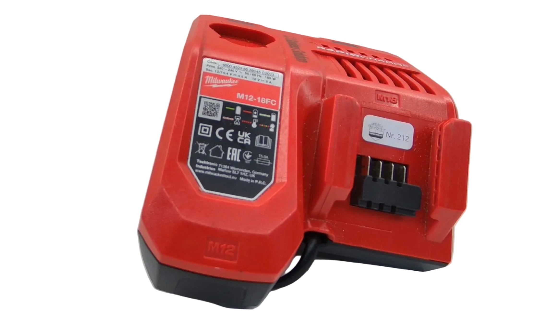 USED Milwaukee rapid charger M12-18C