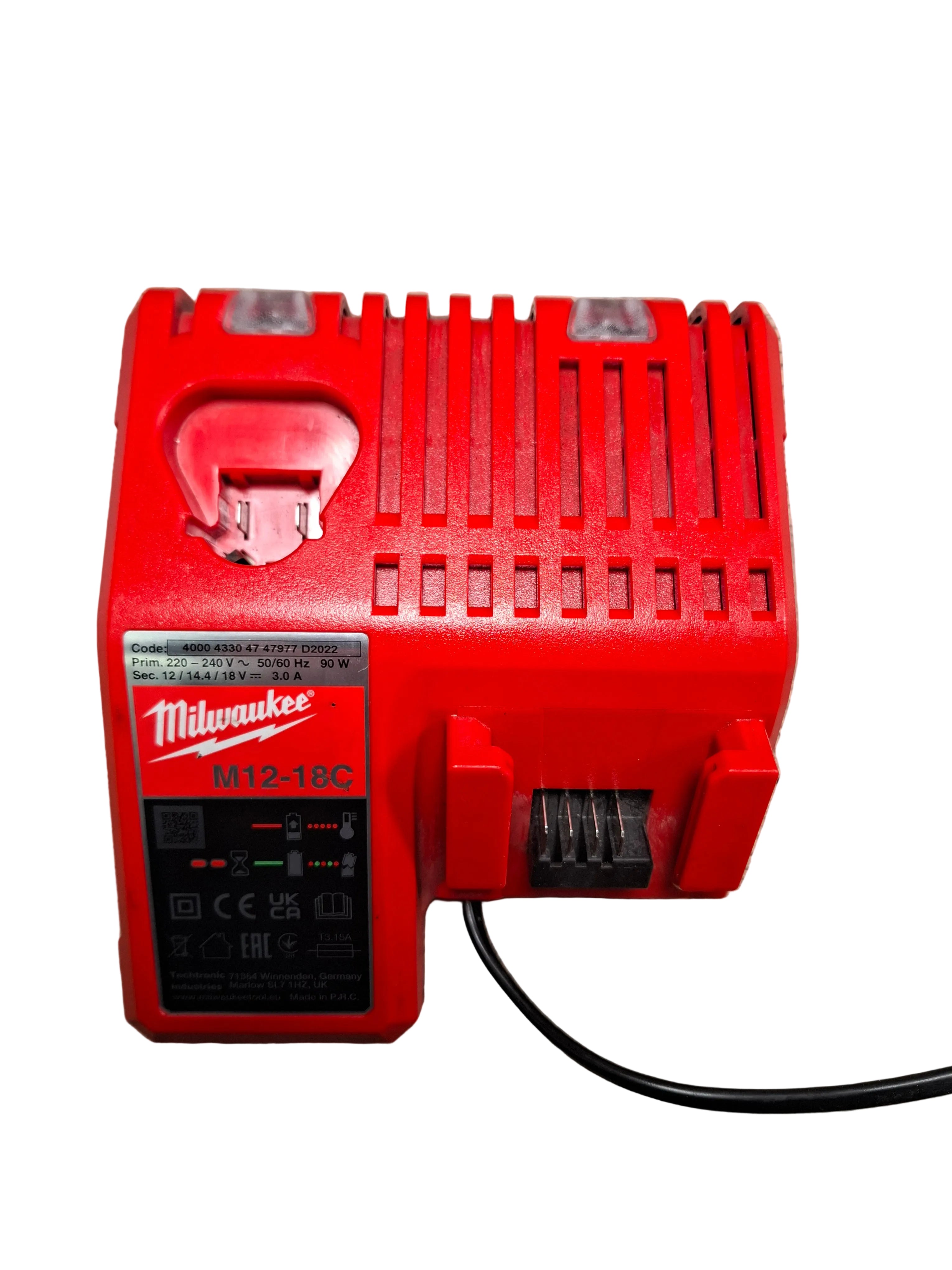 NAUDOTAS Milwaukee greitasis įkroviklis M12-18C