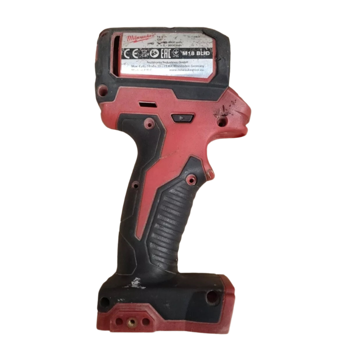 Naudotas Milwaukee M18 BLID korpusas