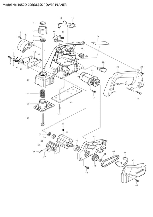 1050D exploded view