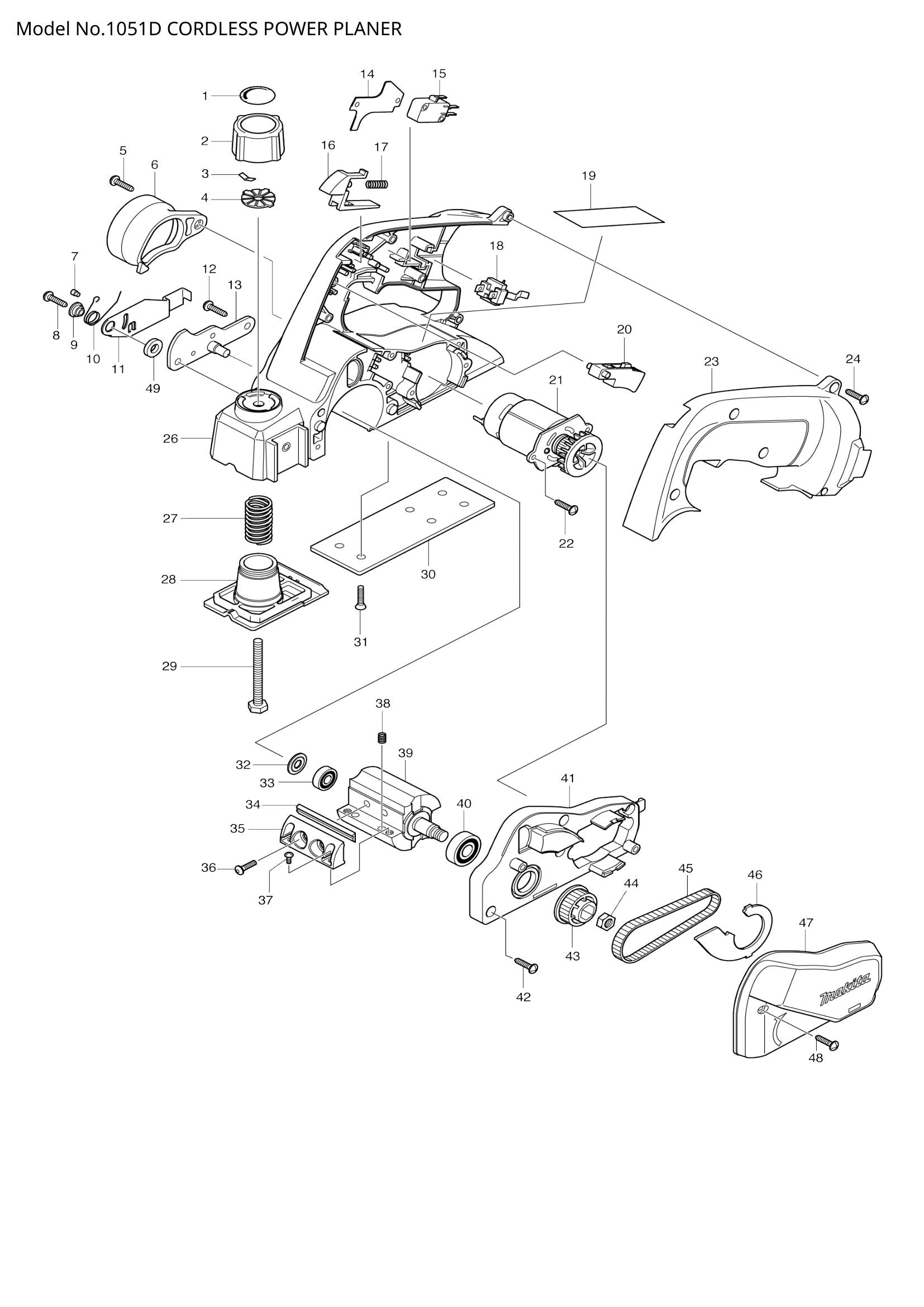 1051D exploded view