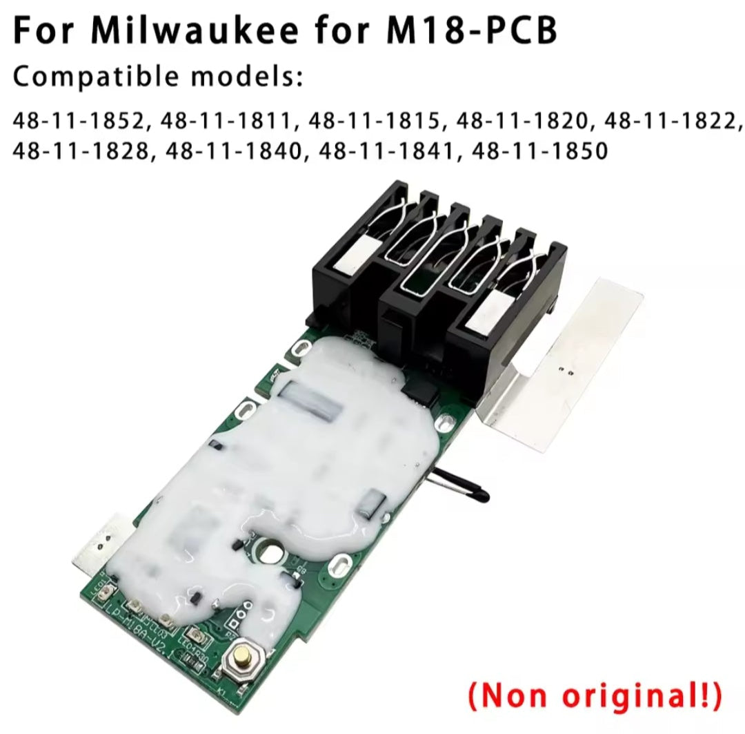 Milwaukee M18 Akumuliatorių elektronika skirta High output akumuliatoriams