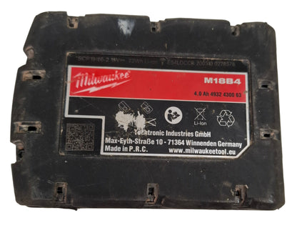 Milwaukee M18B4 18V 4Ah battery USED