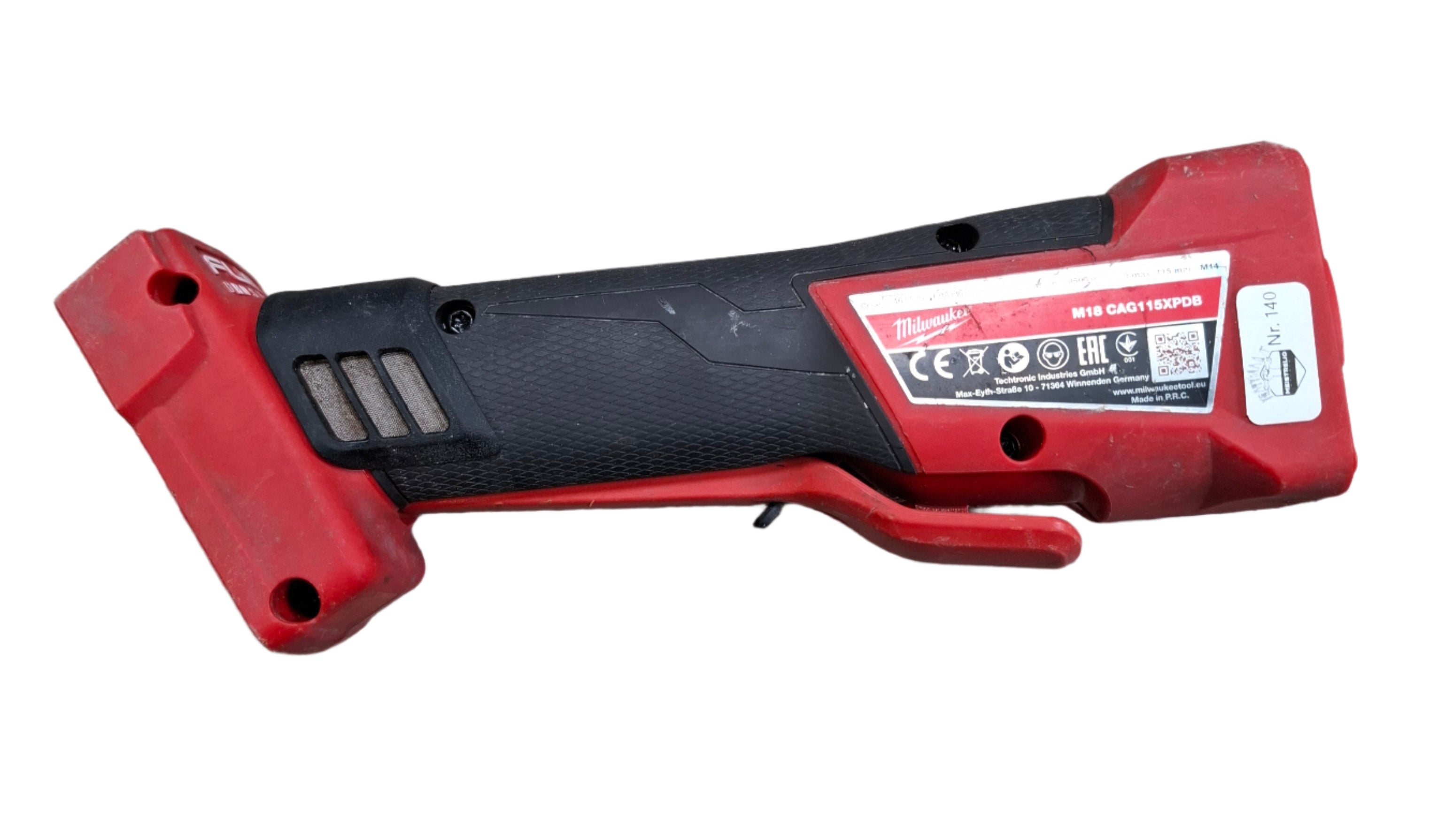 Milwaukee 4931452766 M18 CAG115XPDP Motorgehäuse GEBRAUCHT