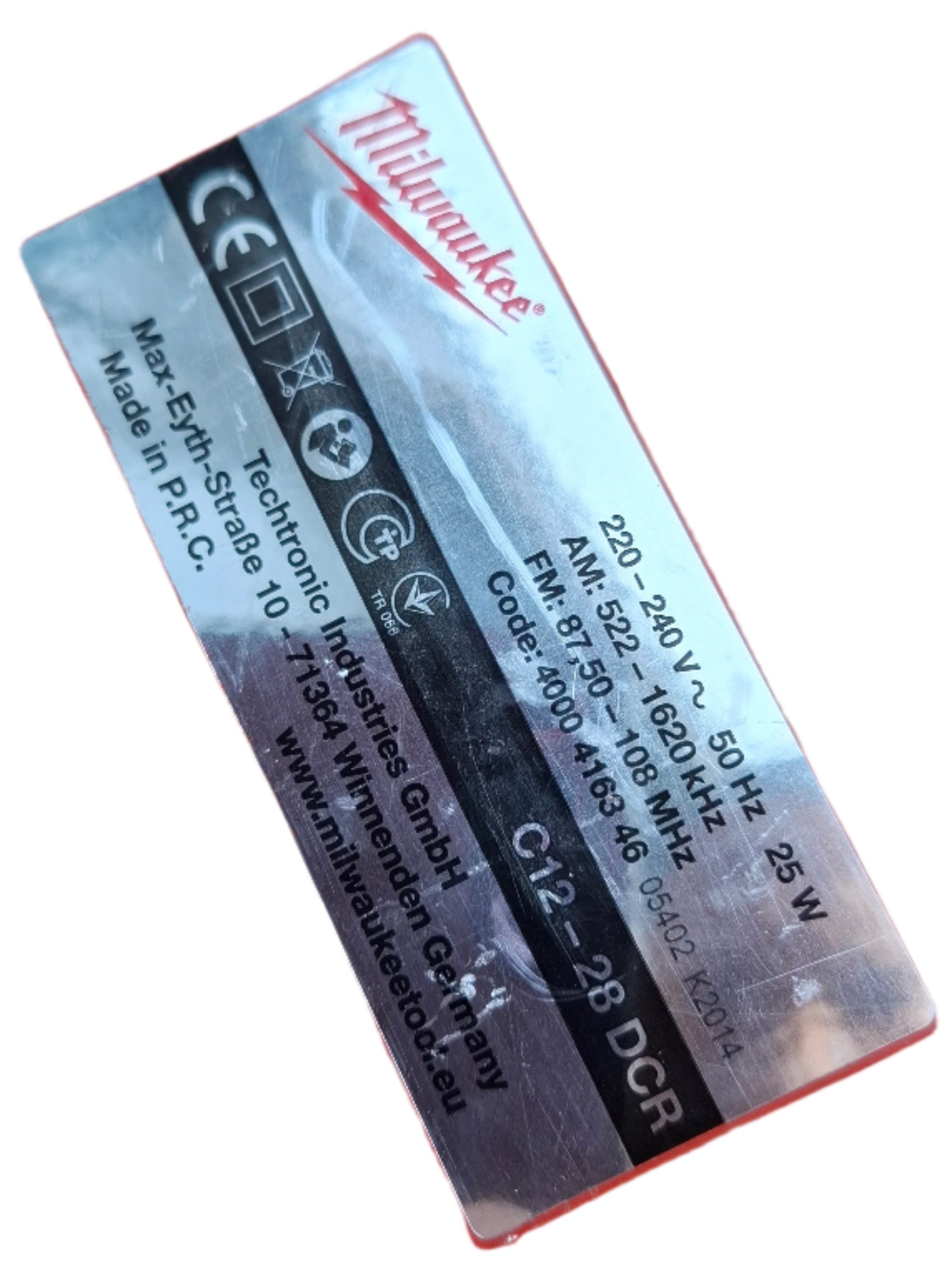 Milwaukee c12-28 dcr Netzteil GEBRAUCHT