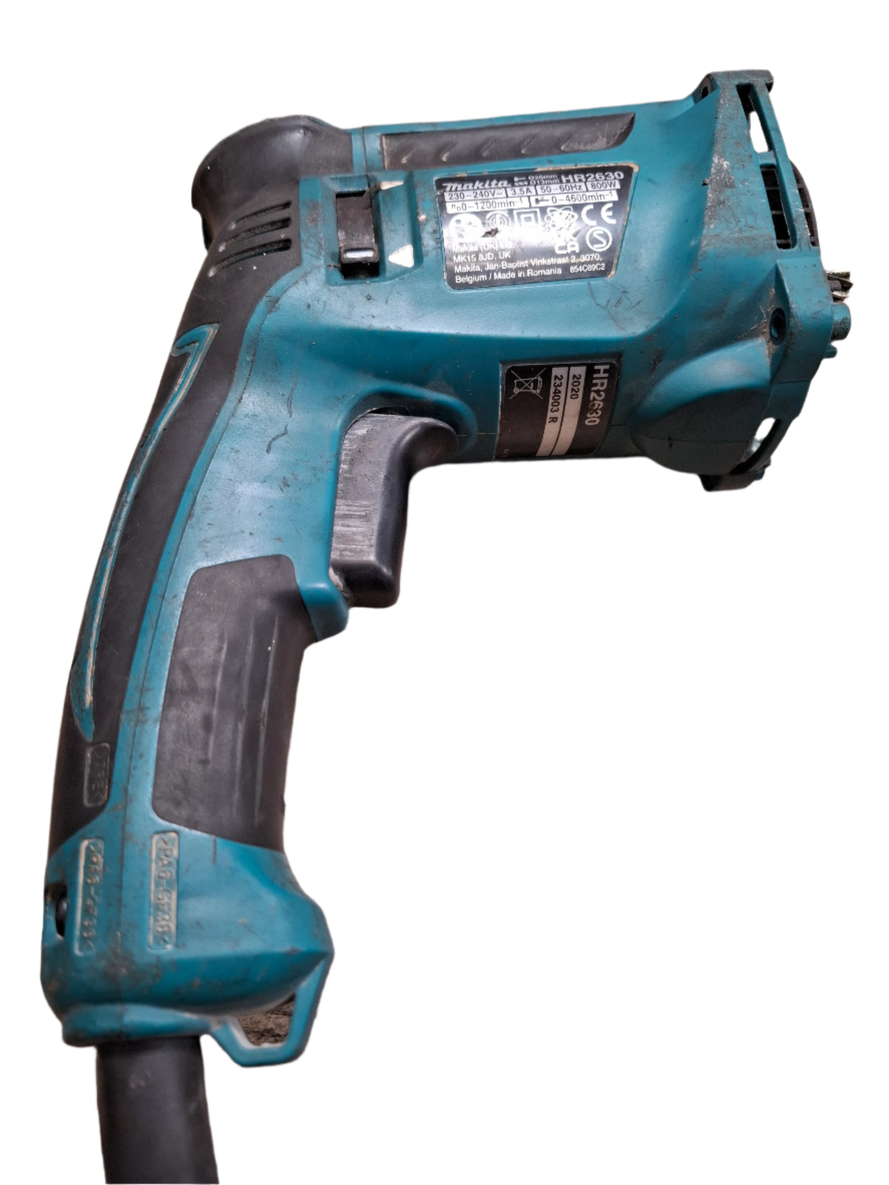 Makita HR2630 Gehäuse mit Motor, Schalterbaugruppe GEBRAUCHT