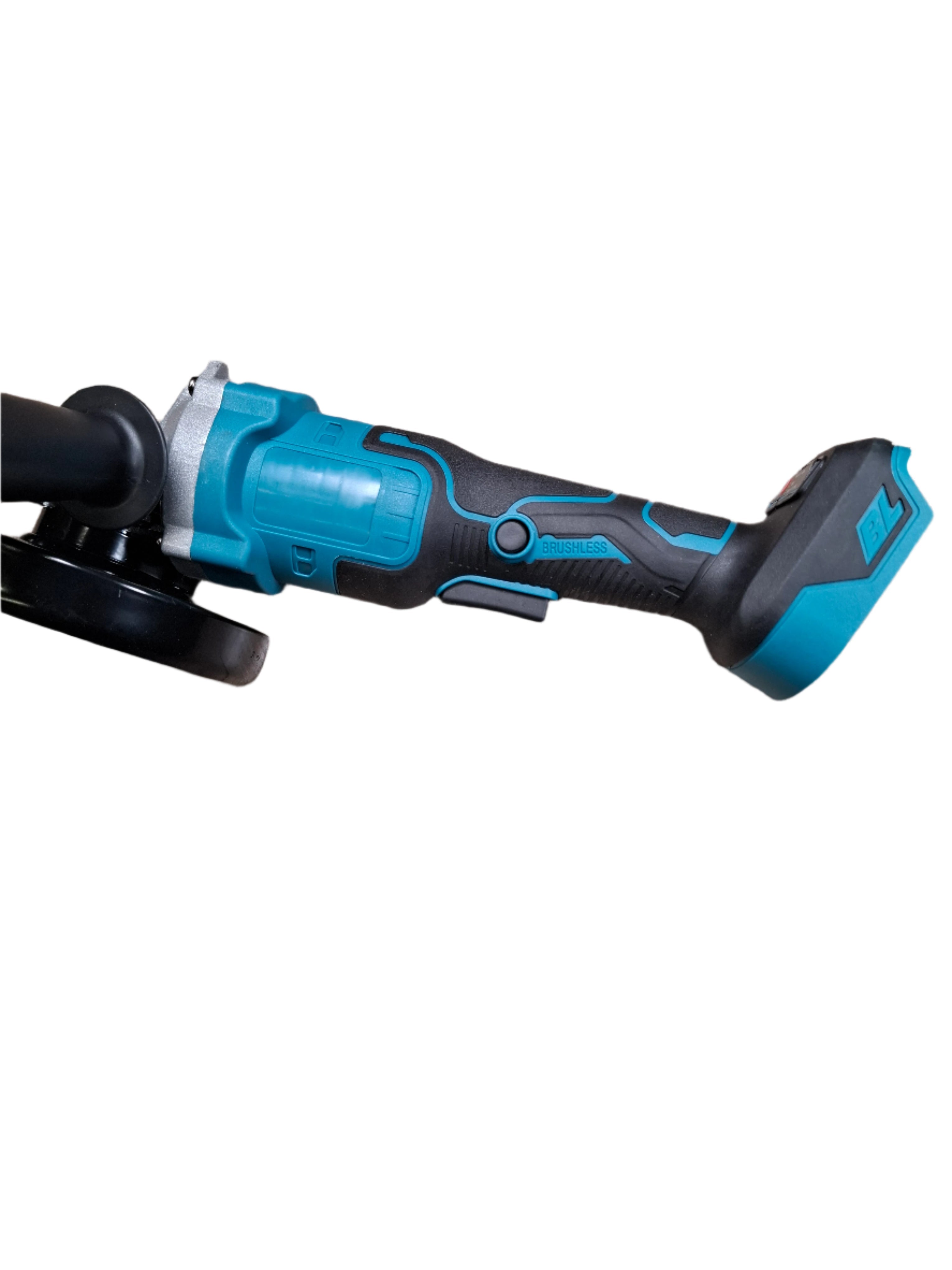 Kampinis šlifuoklis tinkantis Makita akumuliatoriams 125 mm.