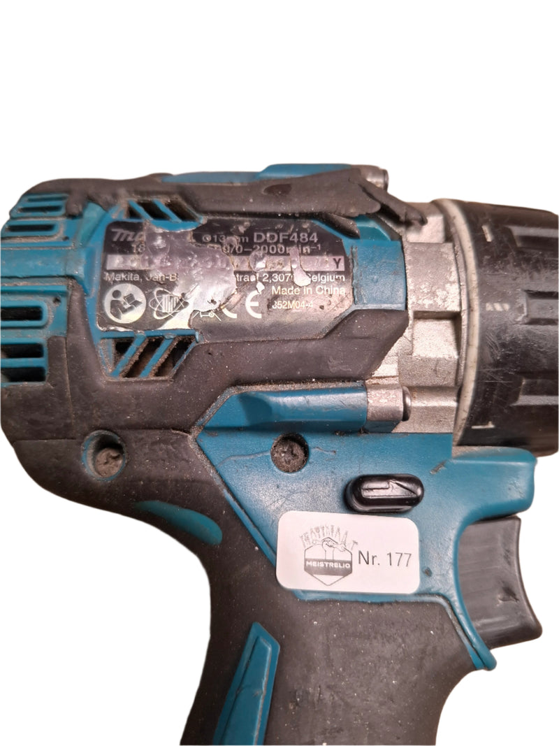 Makita DDF484 Bohrmaschine, nur Werkzeug, gebraucht, 18 V, bürstenloser Bohrer