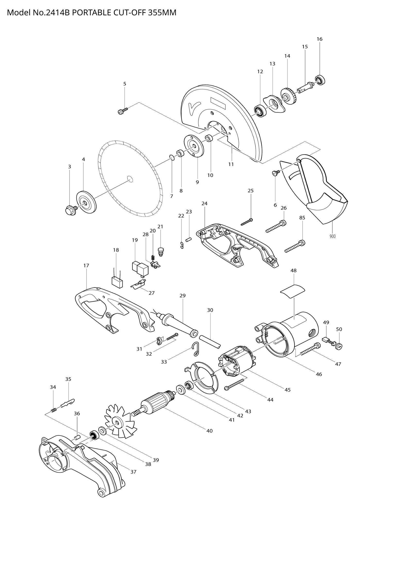 2414B exploded view