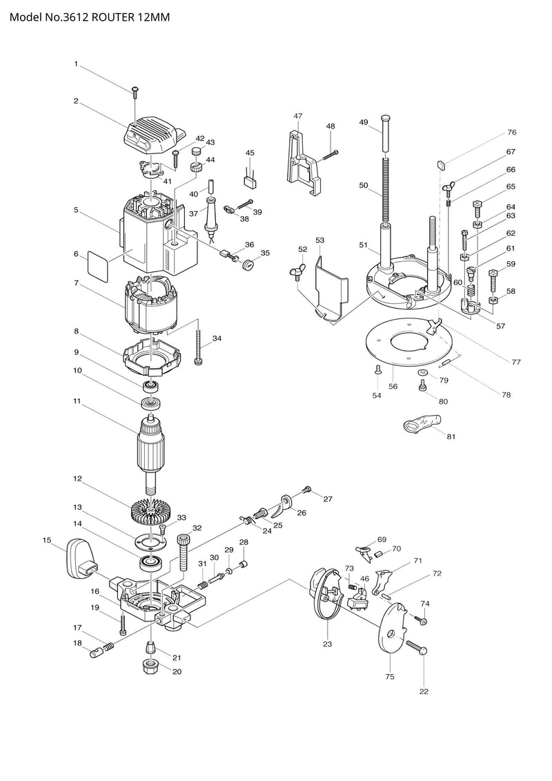 3612 exploded view