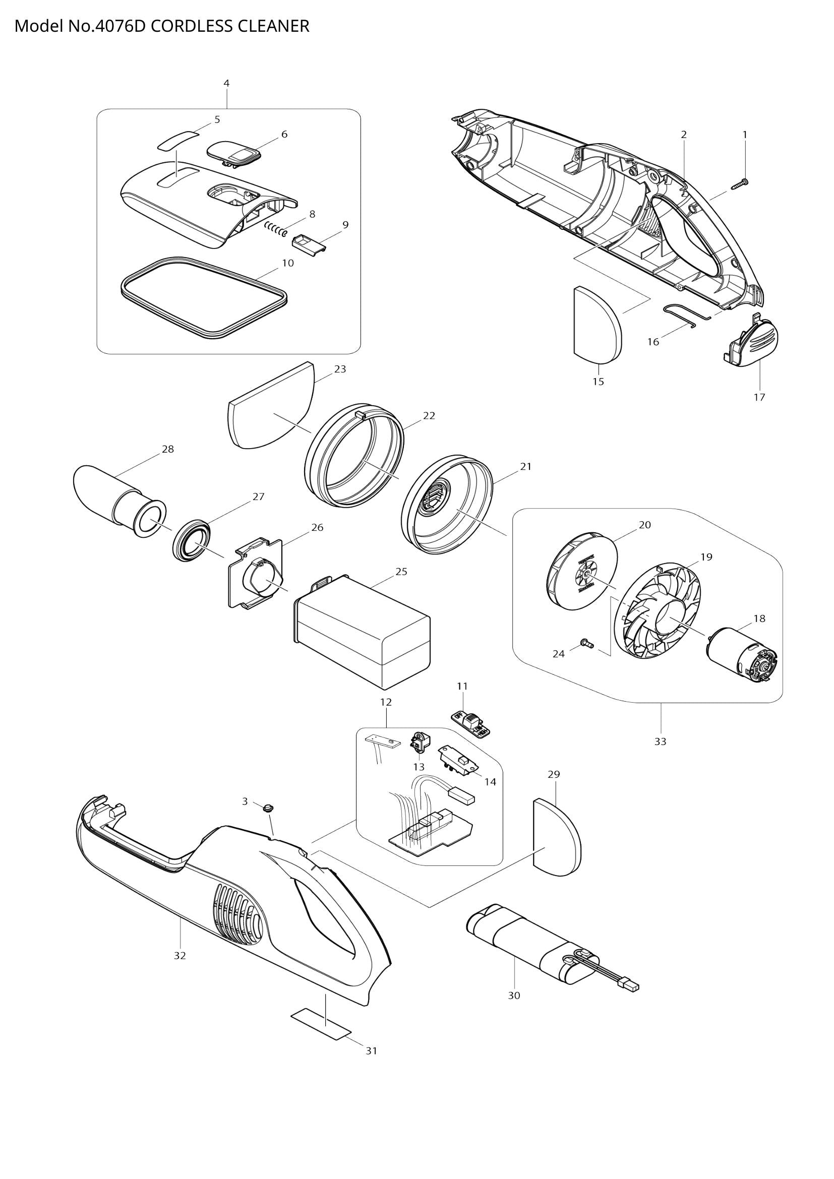 4076D exploded view