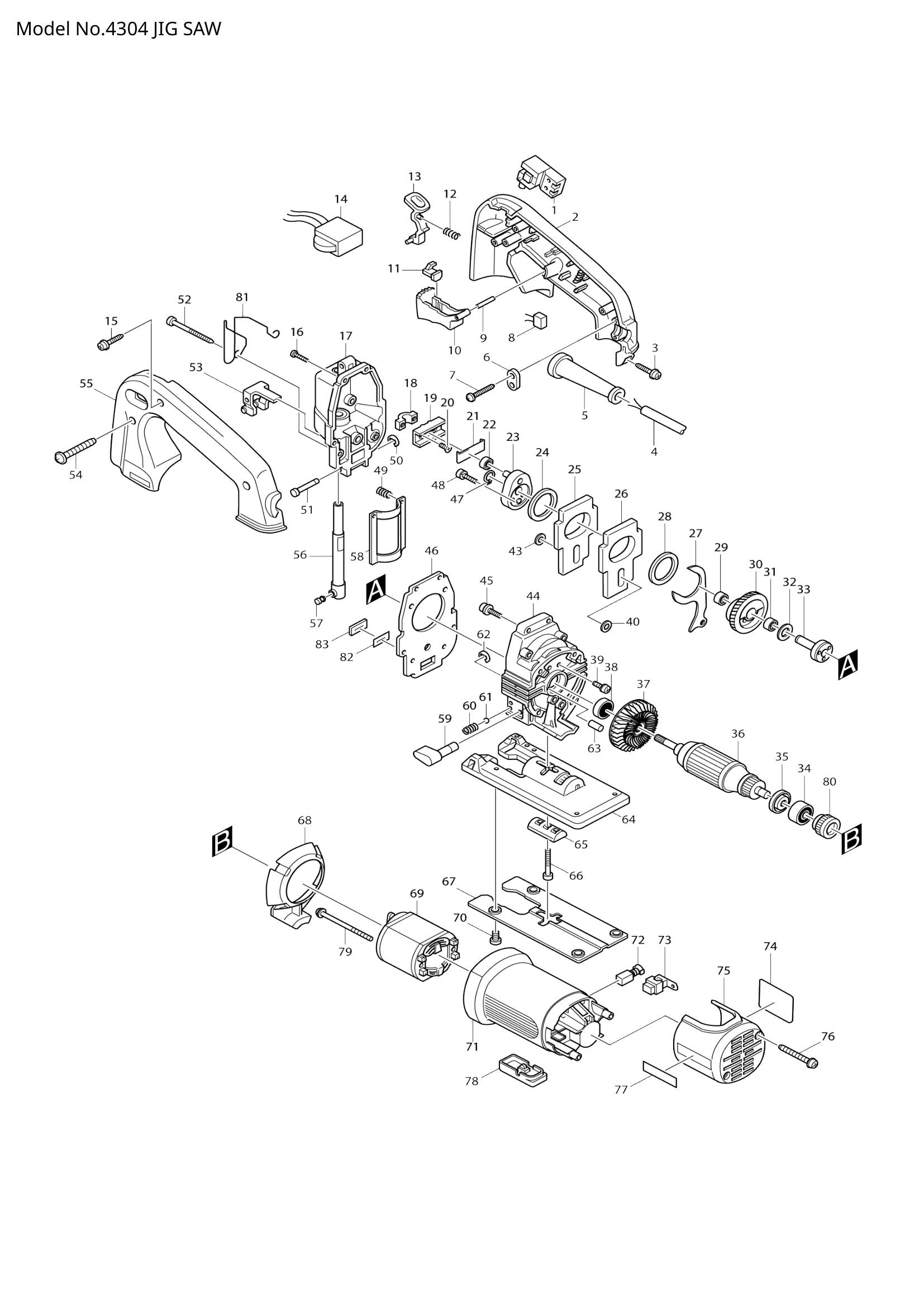 4304 exploded view