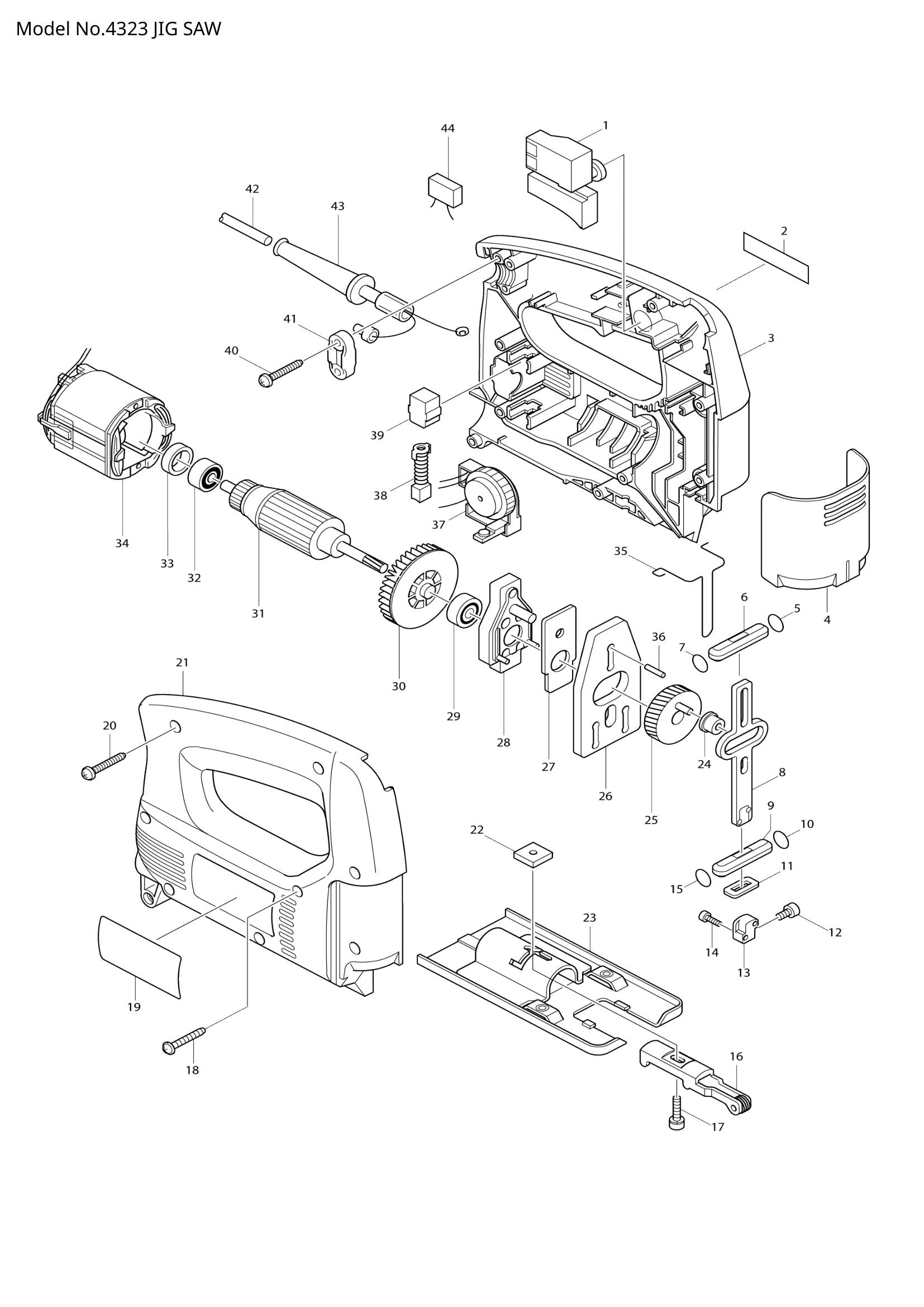 4323 exploded view