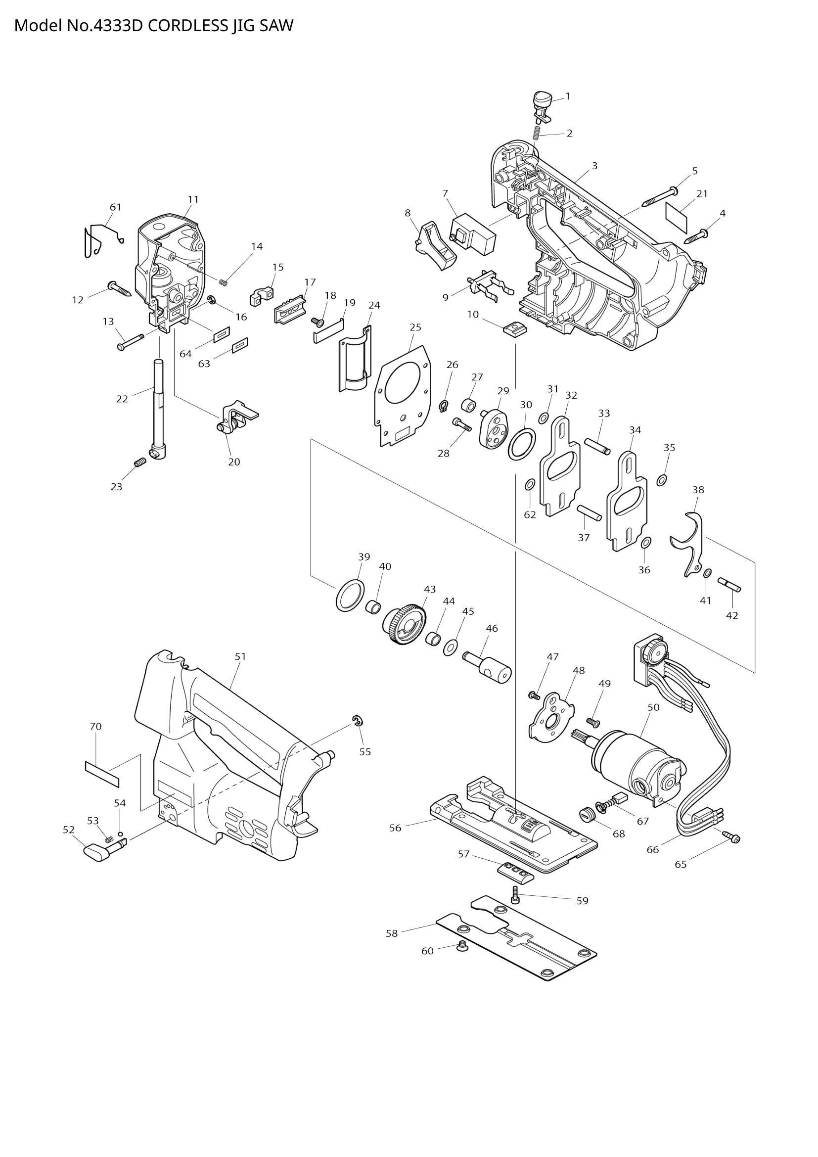 4333D exploded view