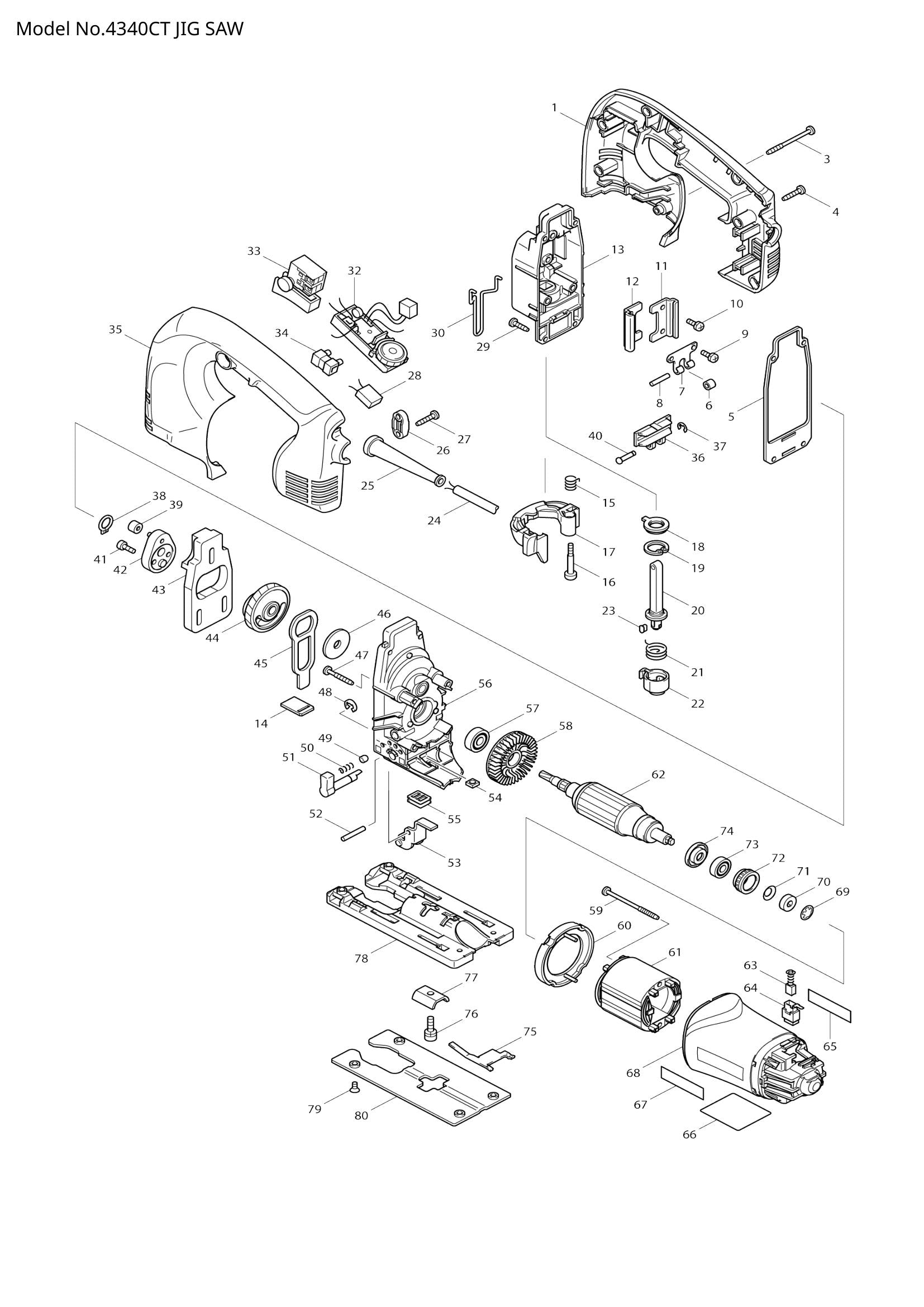 4340CT exploded view