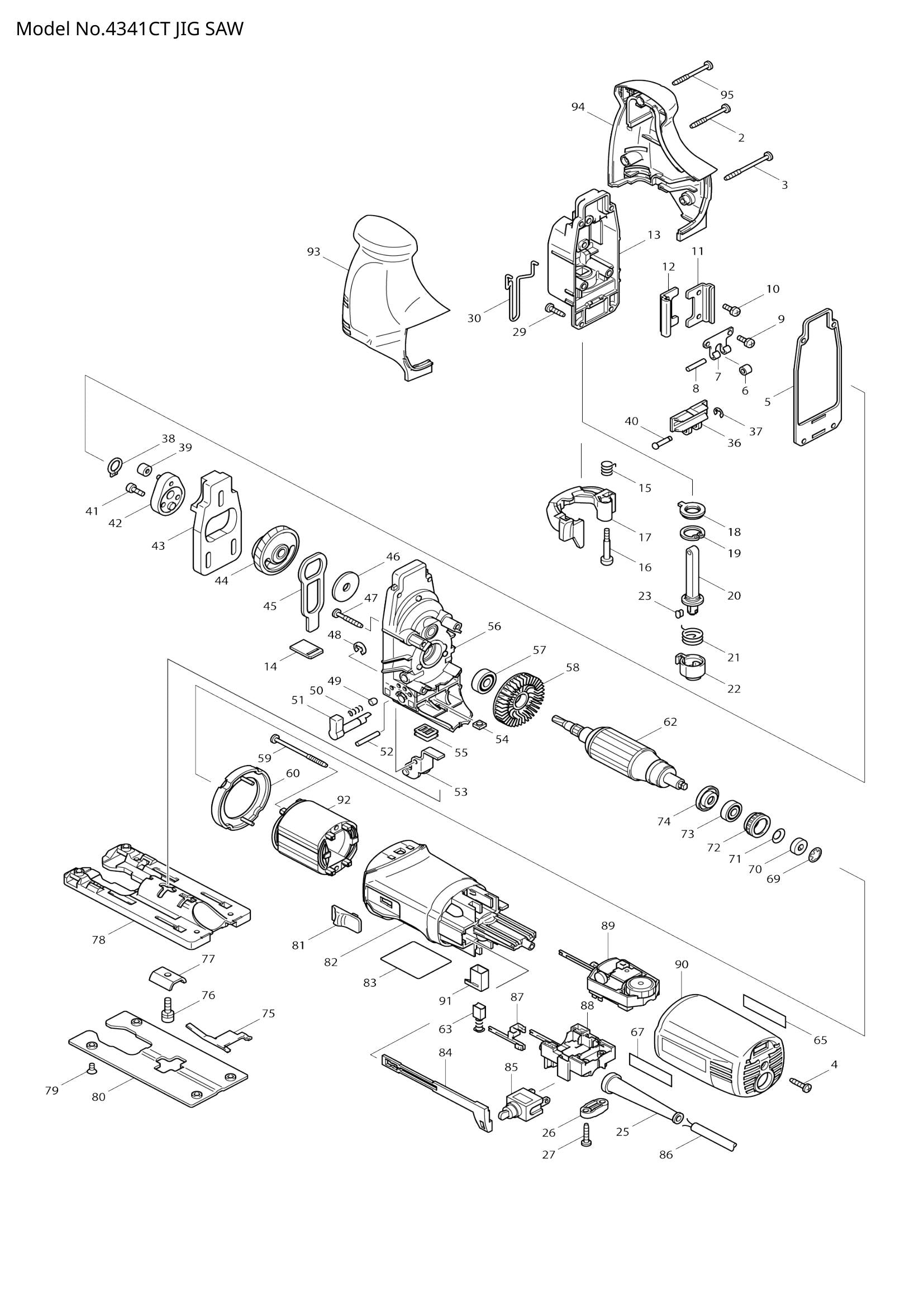 4341CT exploded view