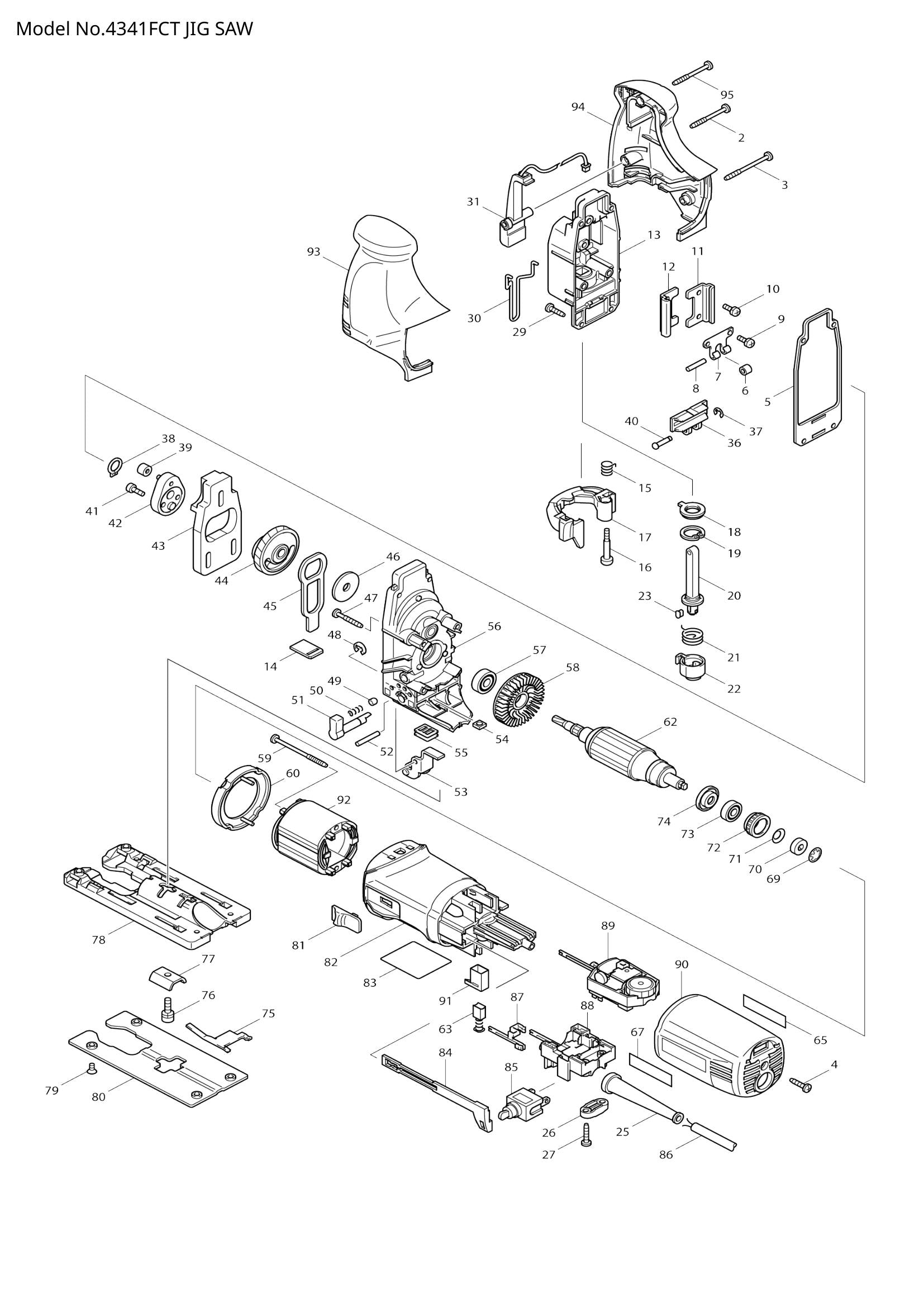 4341FCT exploded view