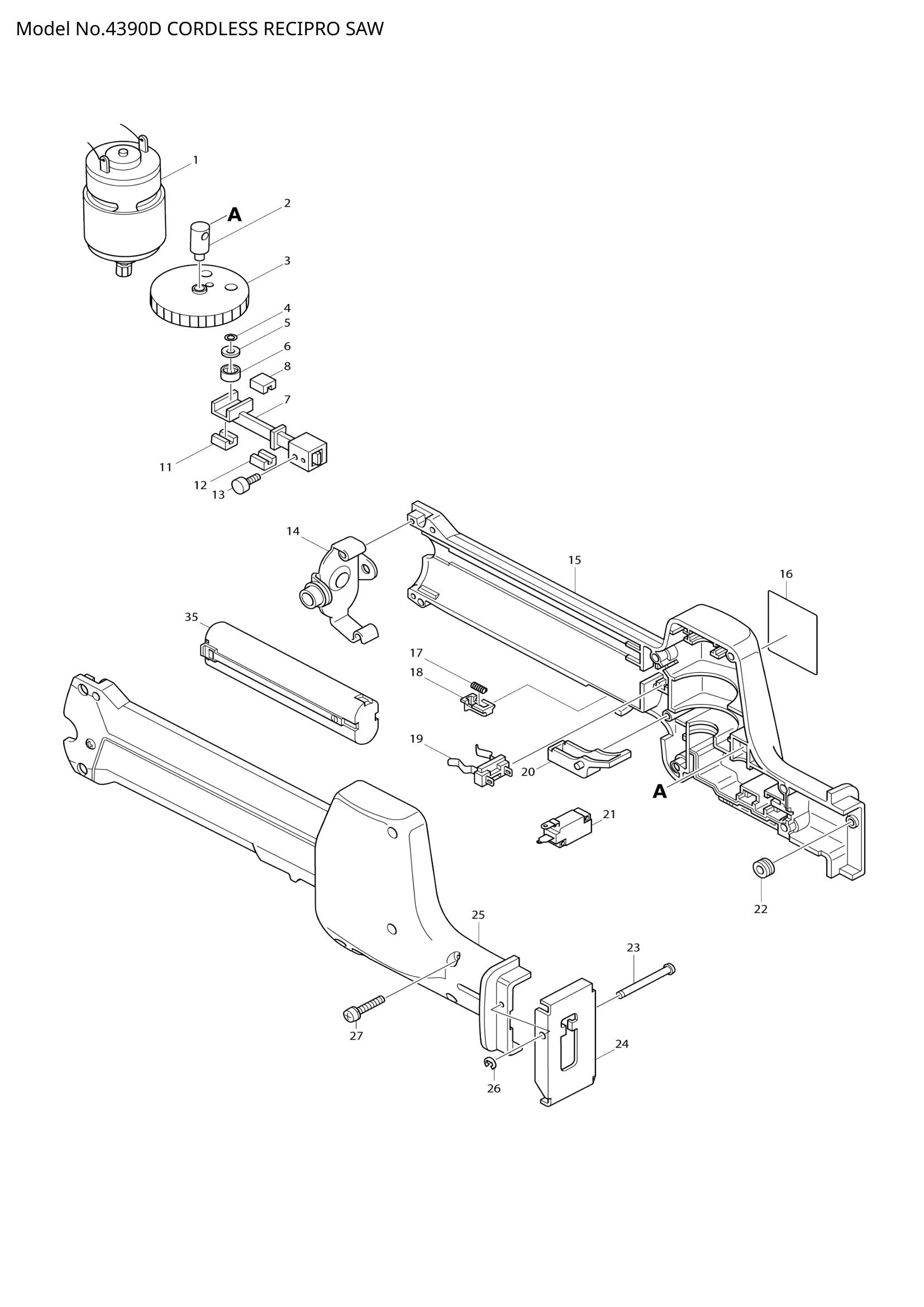 4390D exploded view